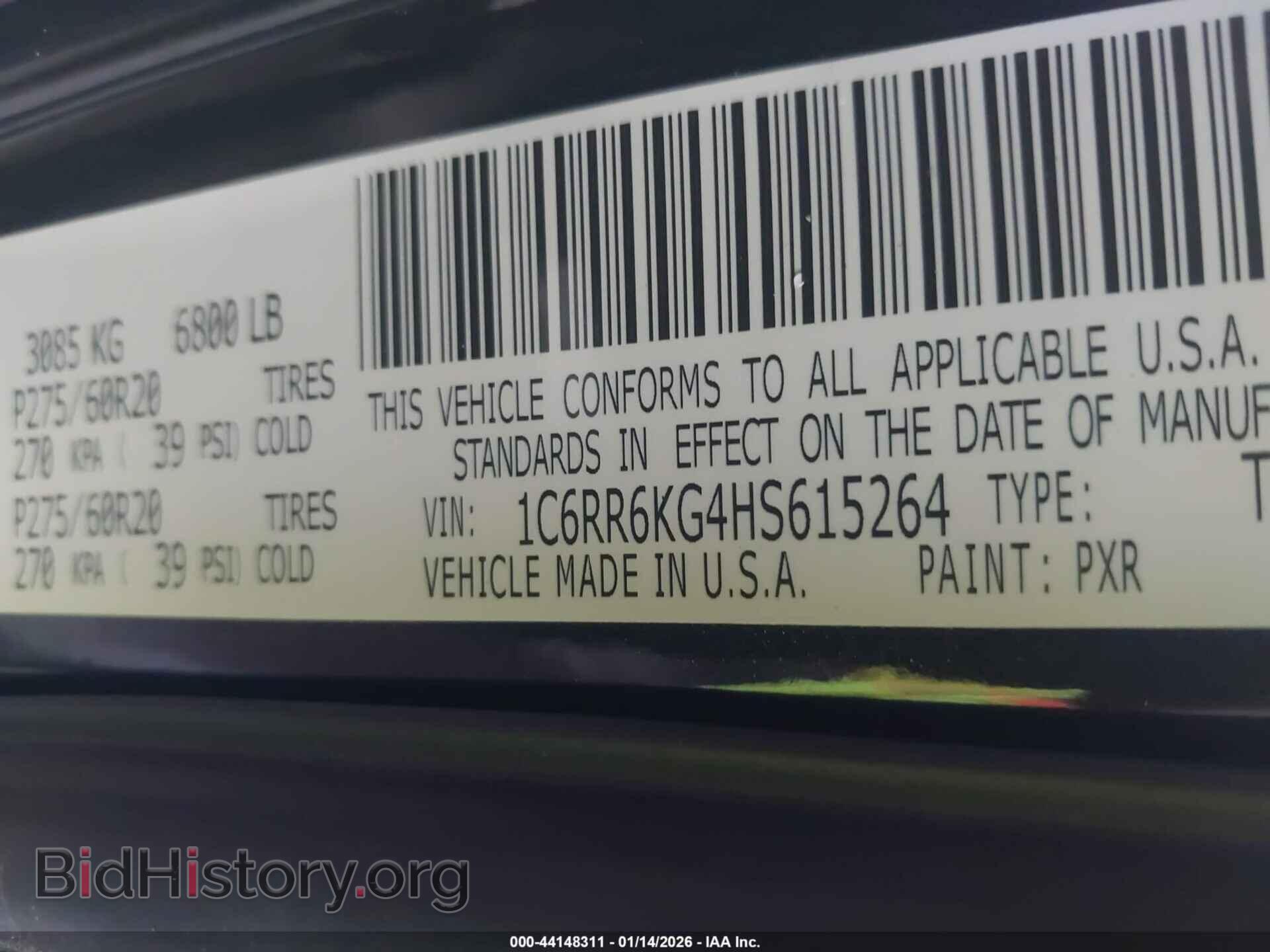 2017 RAM 1500 - VIN: 1C6RR6KG4HS615264 - Фото 9