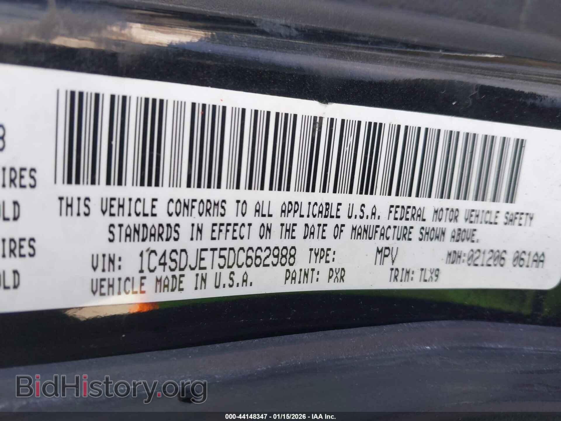 2013 DODGE DURANGO - VIN: 1C4SDJET5DC662988 - Фото 9