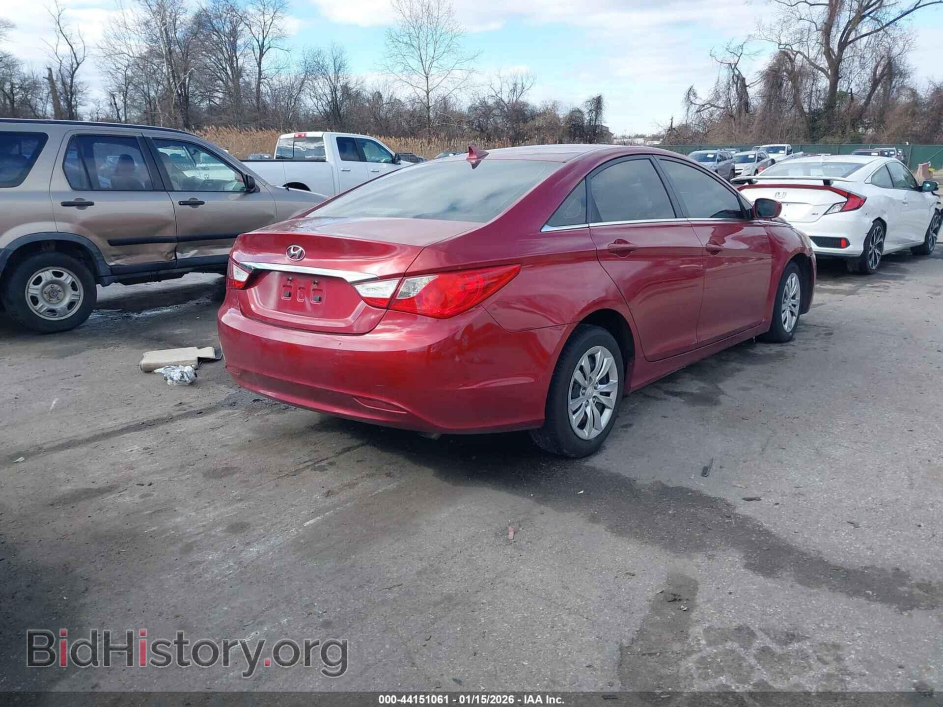2011 HYUNDAI SONATA - VIN: 5NPEB4AC7BH237204 - Фото 4
