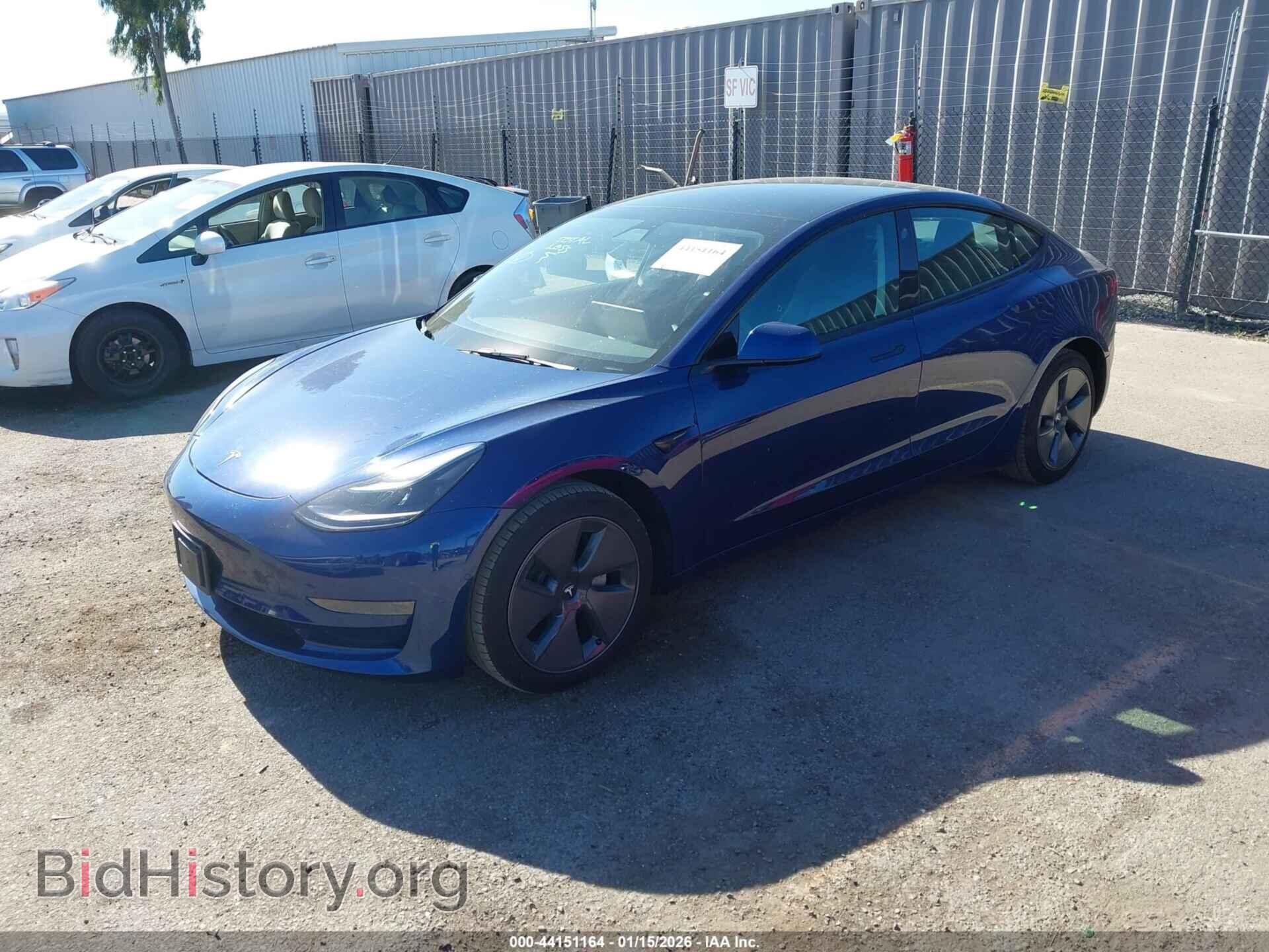 2022 TESLA MODEL 3 - VIN: 5YJ3E1EA5NF147557 - Фото 2