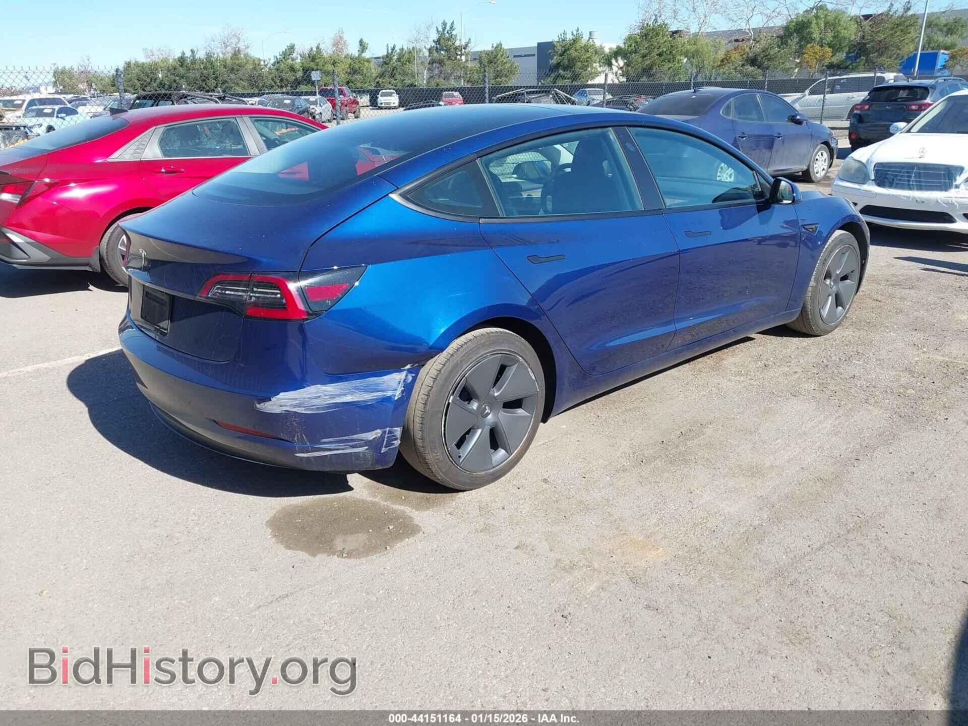 2022 TESLA MODEL 3 - VIN: 5YJ3E1EA5NF147557 - Фото 4