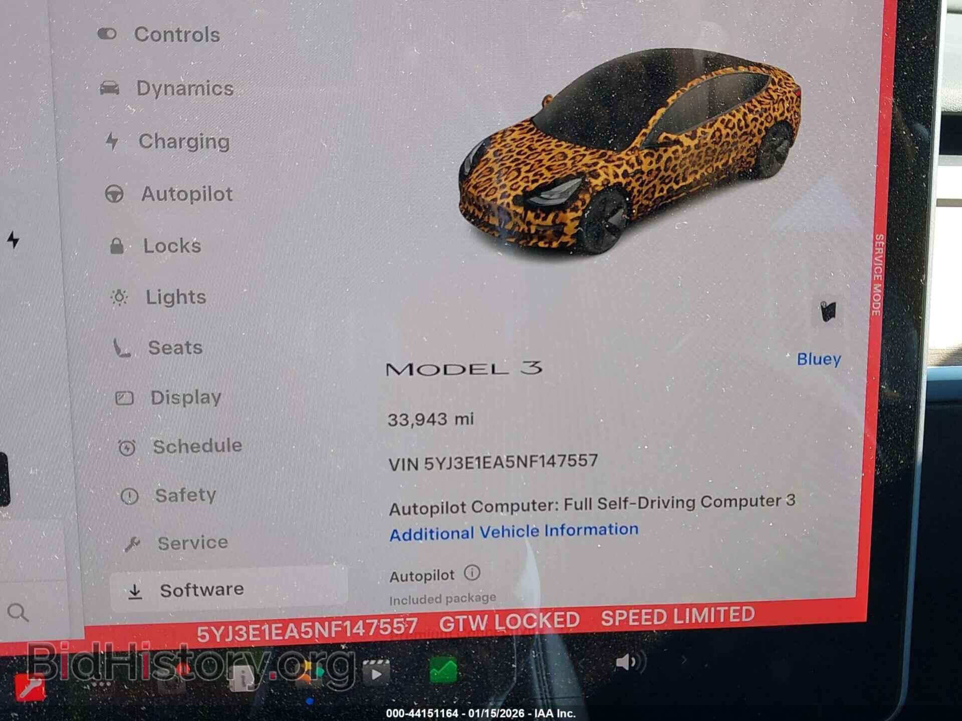 2022 TESLA MODEL 3 - VIN: 5YJ3E1EA5NF147557 - Фото 7