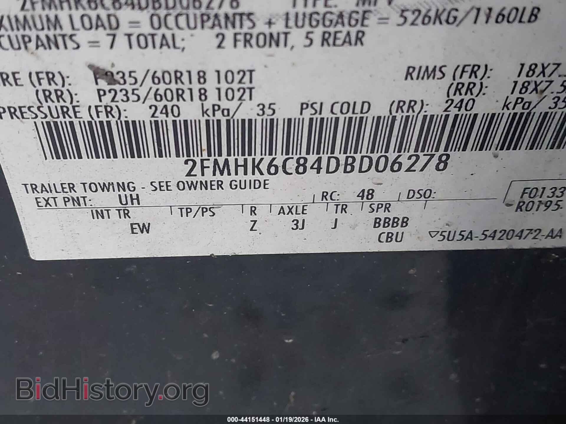2013 FORD FLEX - VIN: 2FMHK6C84DBD06278 - Photo 9