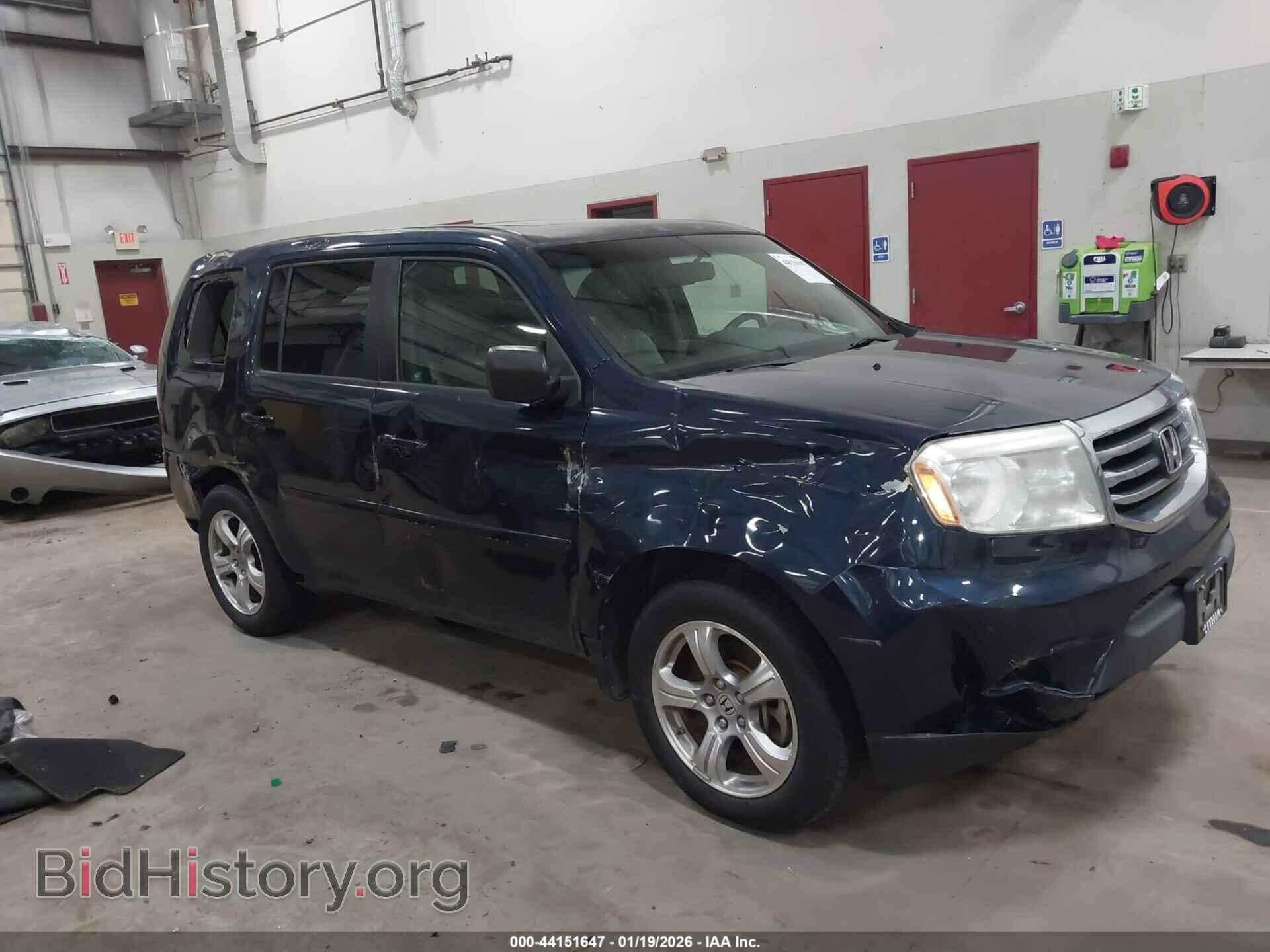 Photo 5FNYF4H72CB078800 - HONDA PILOT 2012