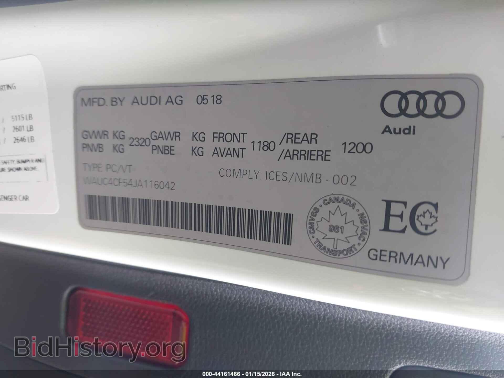2018 AUDI S5 - VIN: WAUC4CF54JA116042 - Фото 9