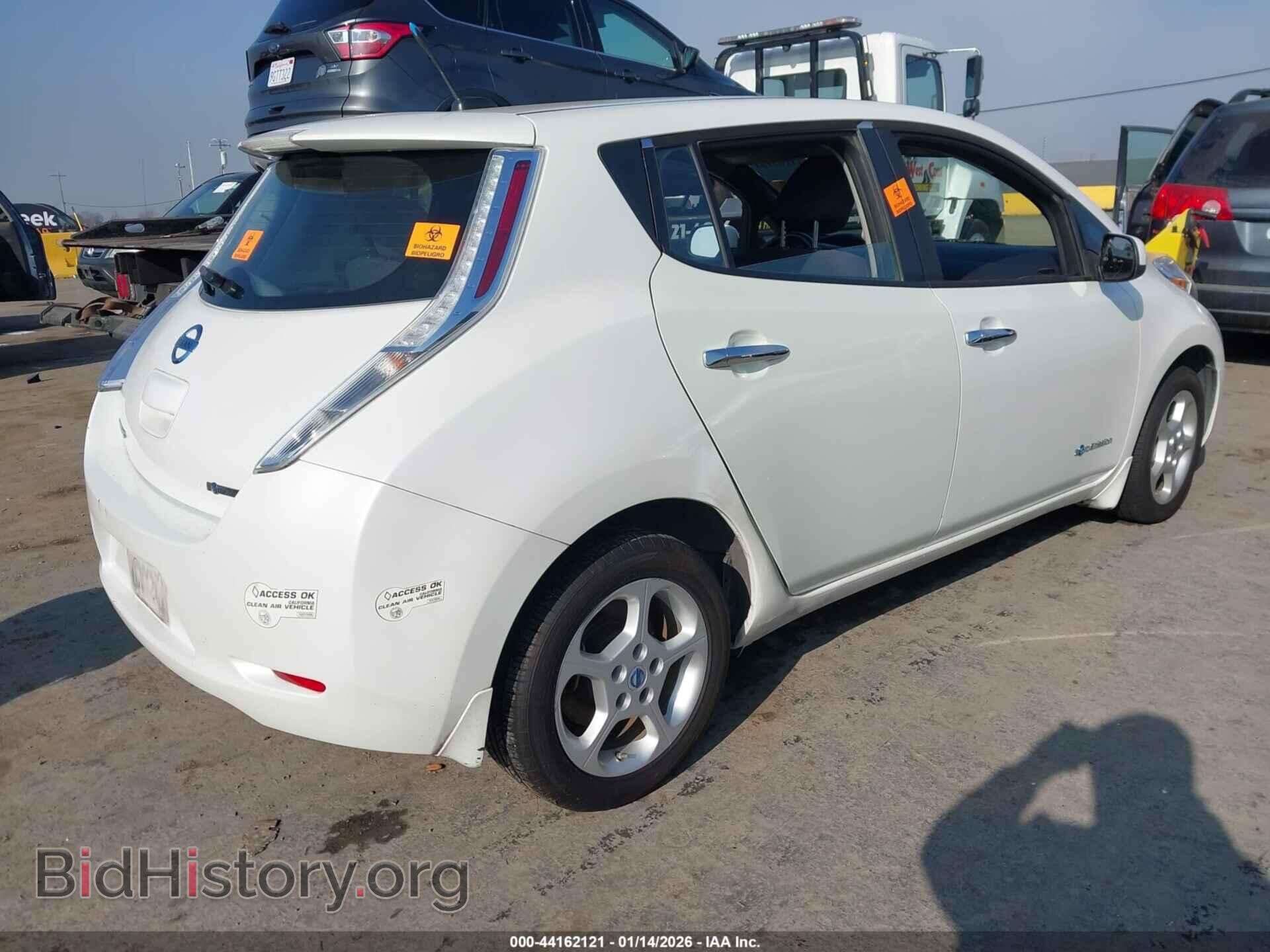 2013 NISSAN LEAF - VIN: 1N4AZ0CP9DC419235 - Фото 4