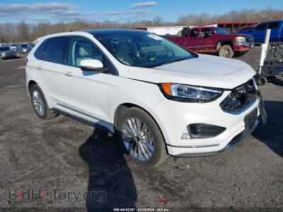 2024 Ford EDGE Titanium, white — VIN 2FMPK4K94RBB09385, IAAI