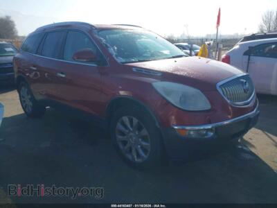 2012 Buick ENCLAVE Premium, red — VIN 5GAKRDED2CJ272308, IAAI