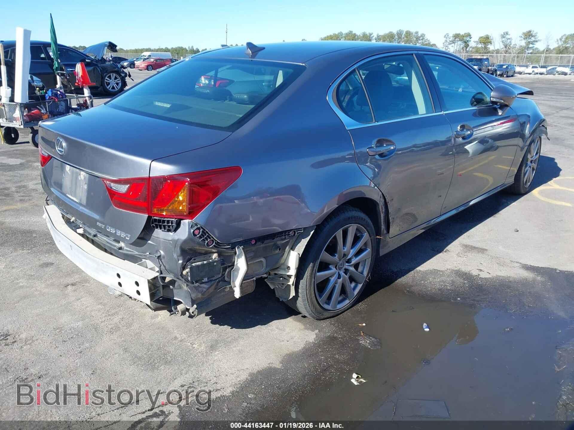 2013 LEXUS GS 350 - VIN: JTHCE1BL8D5011461 - Фото 4