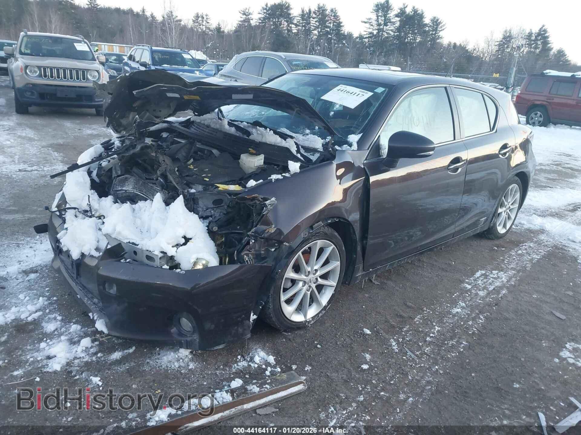 2012 LEXUS CT 200H - VIN: JTHKD5BH9C2058466 - Фото 2