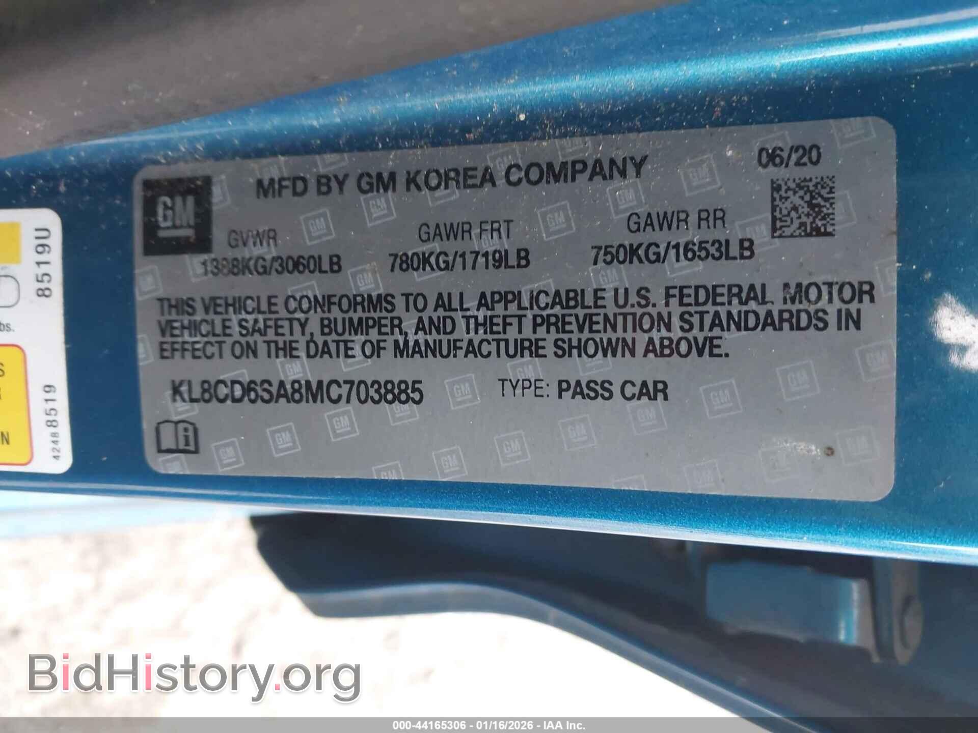2021 CHEVROLET SPARK - VIN: KL8CD6SA8MC703885 - Фото 9