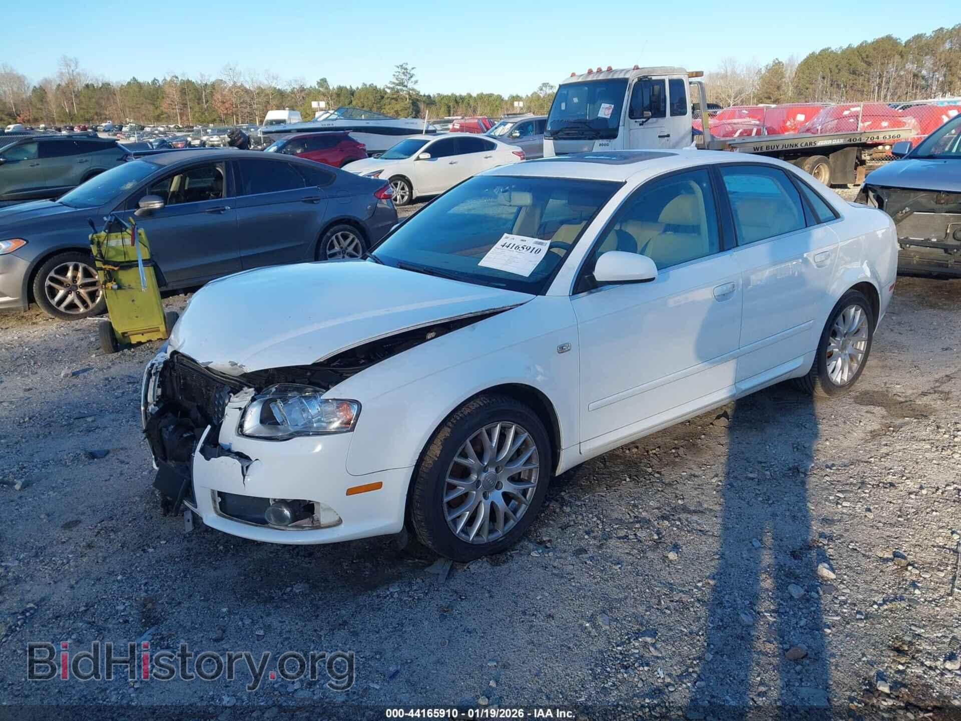2008 AUDI A4 - VIN: WAUAF78EX8A137123 - Фото 2