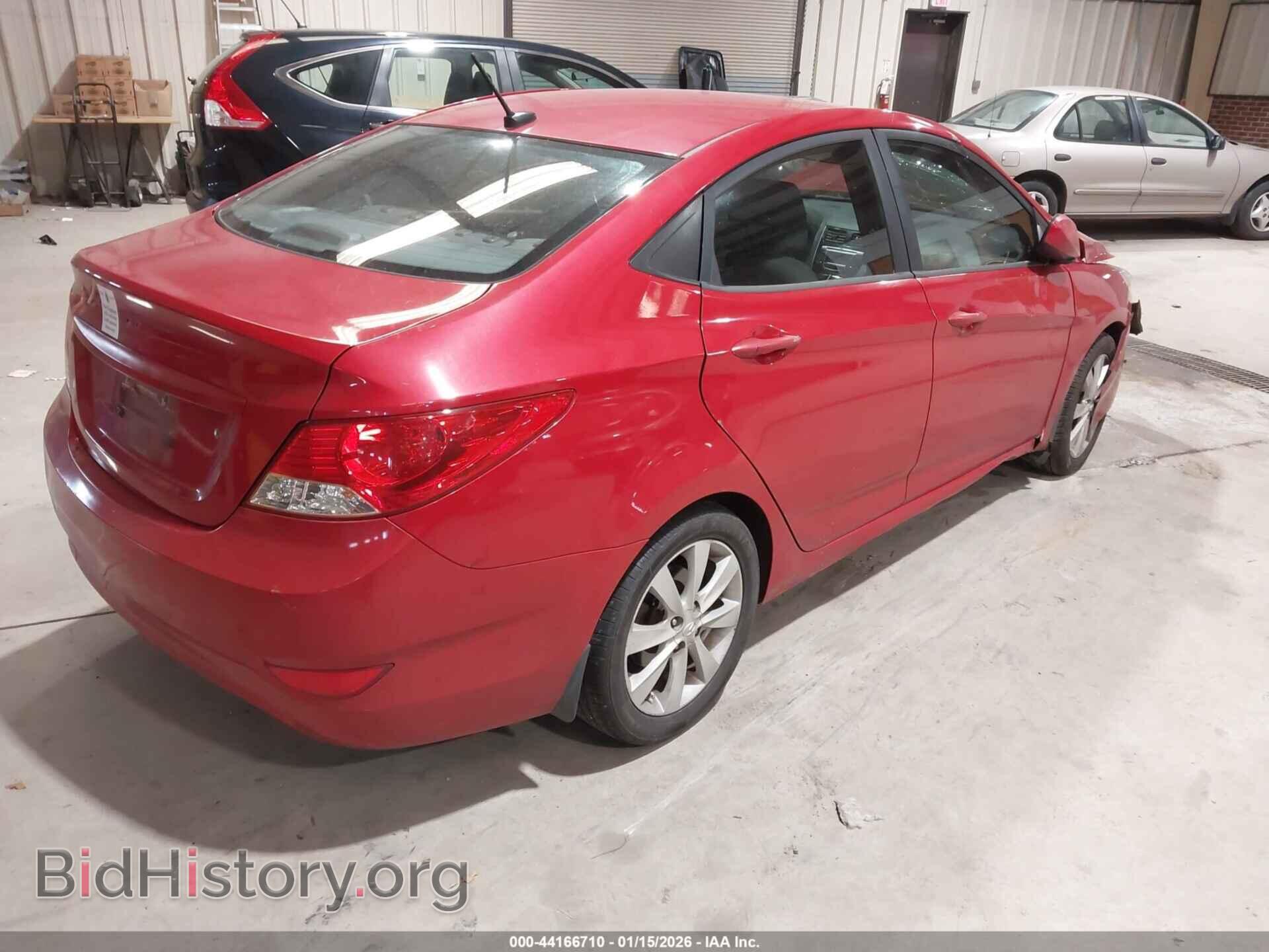 2012 HYUNDAI ACCENT - VIN: KMHCU4AE8CU182882 - Фото 4