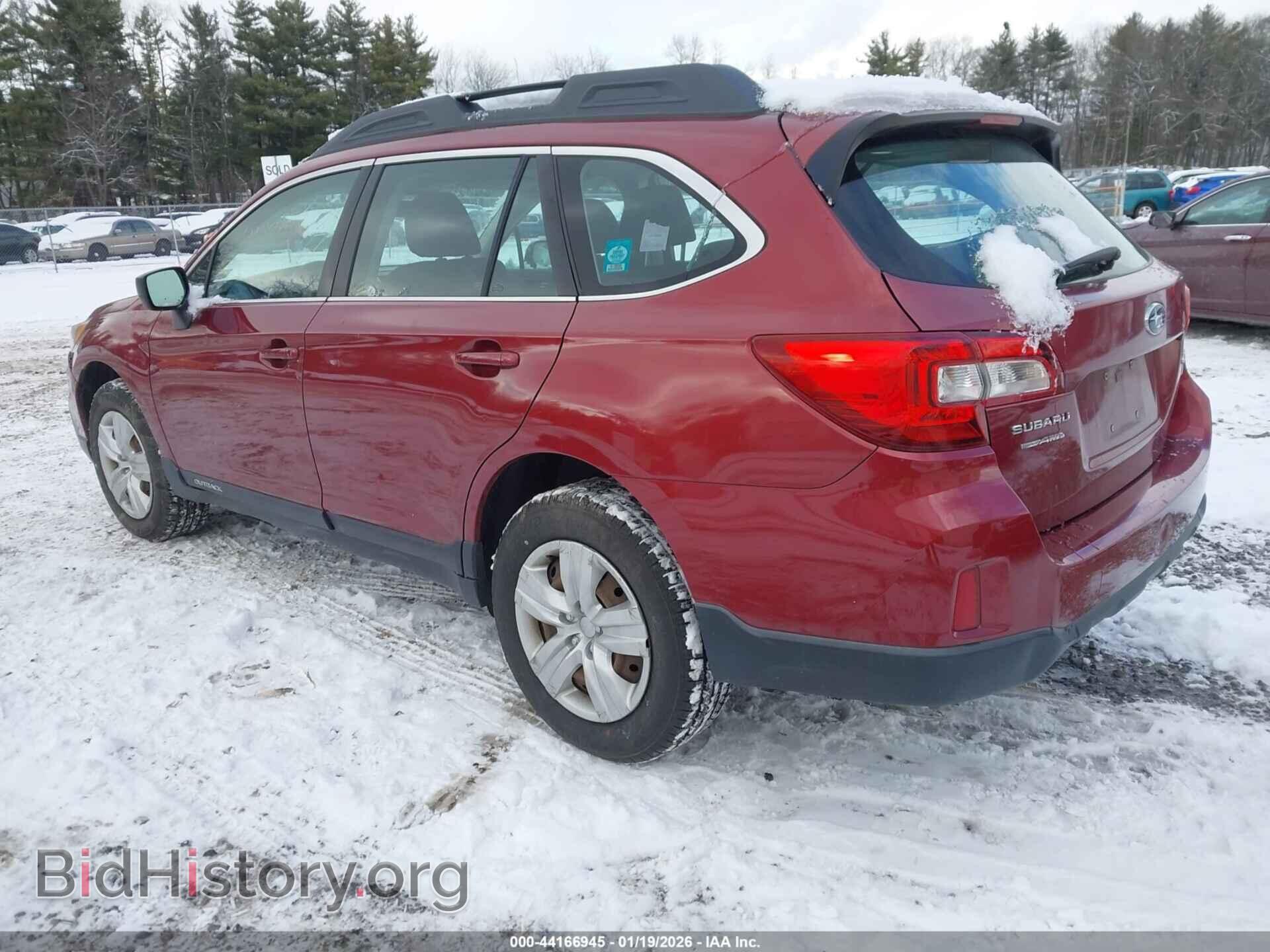 2016 SUBARU OUTBACK - VIN: 4S4BSAAC3G3343794 - Фото 3