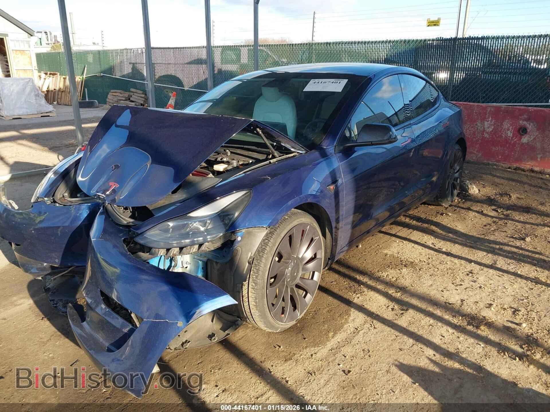 2021 TESLA MODEL 3 - VIN: 5YJ3E1ECXMF049222 - Фото 2