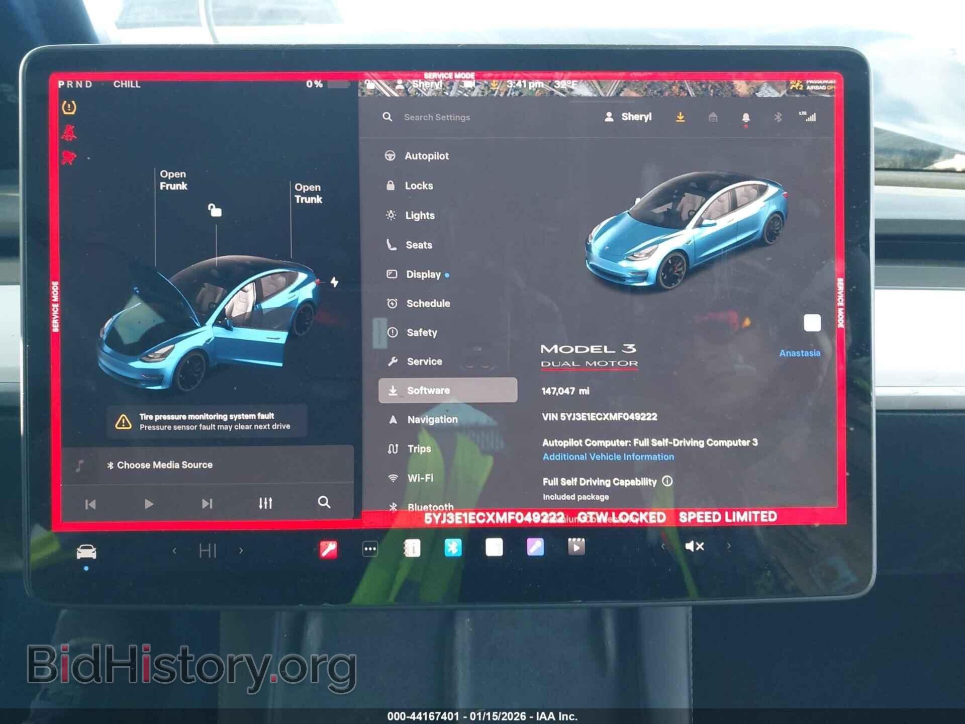 2021 TESLA MODEL 3 - VIN: 5YJ3E1ECXMF049222 - Фото 7