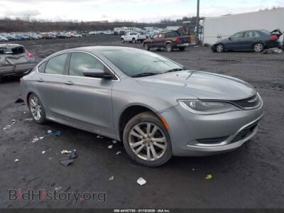 2015 Chrysler 200 Limited, silver — VIN 1C3CCCAB0FN703149, IAAI