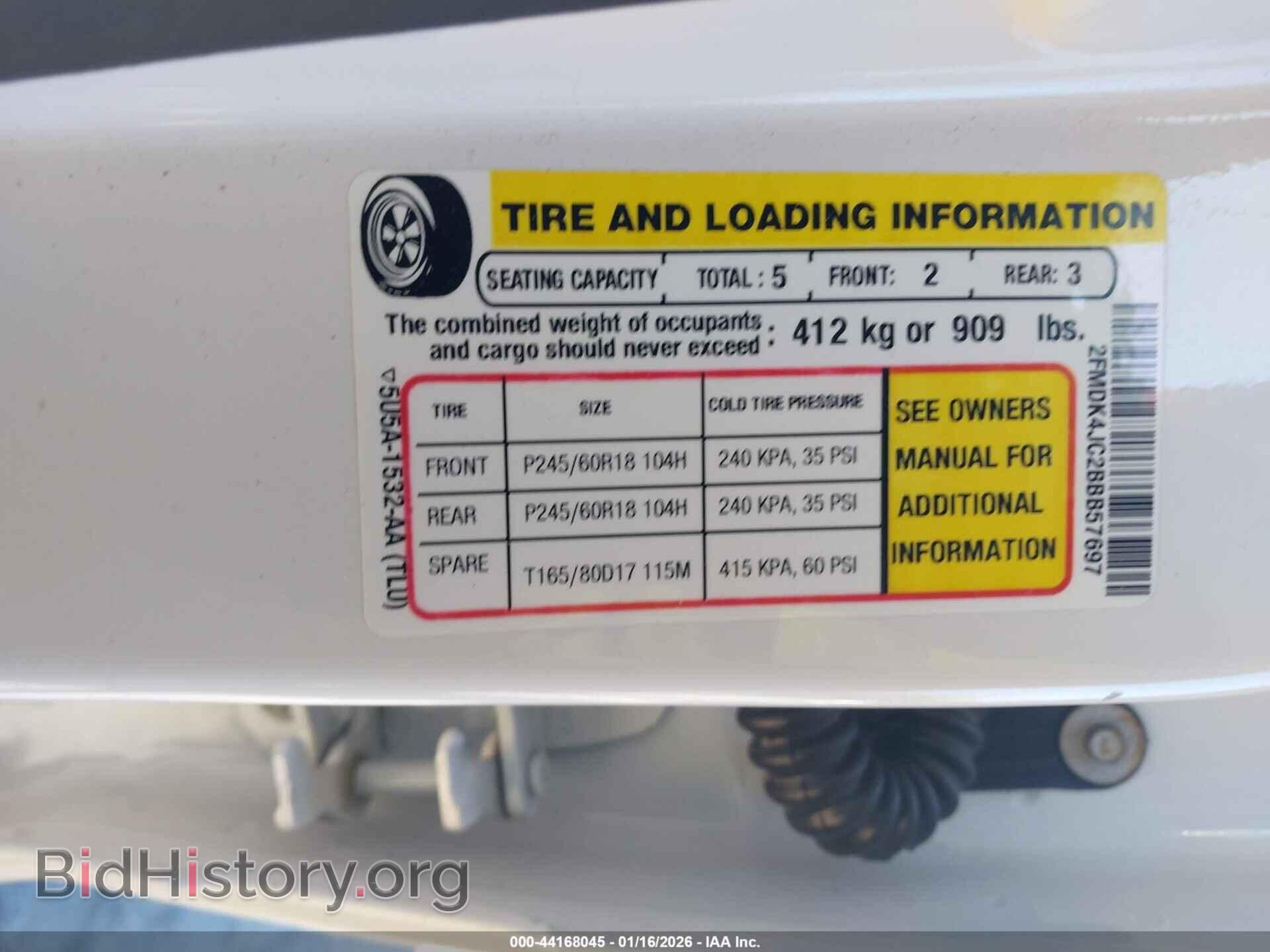 2011 FORD EDGE - VIN: 2FMDK4JC2BBB57697 - Photo 9
