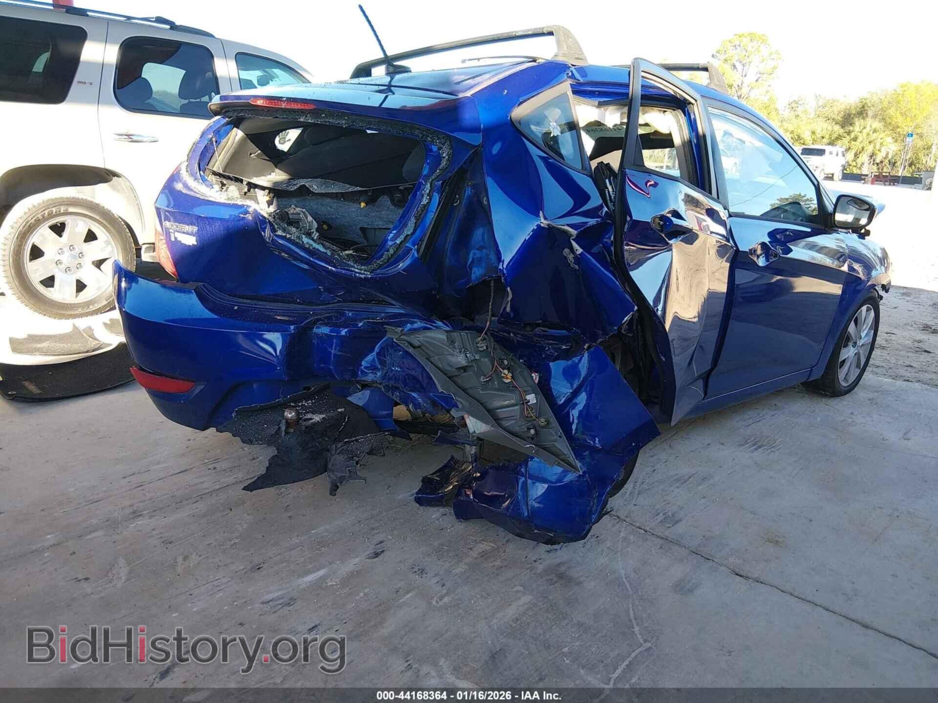 2012 HYUNDAI ACCENT - VIN: KMHCU5AEXCU041432 - Фото 4