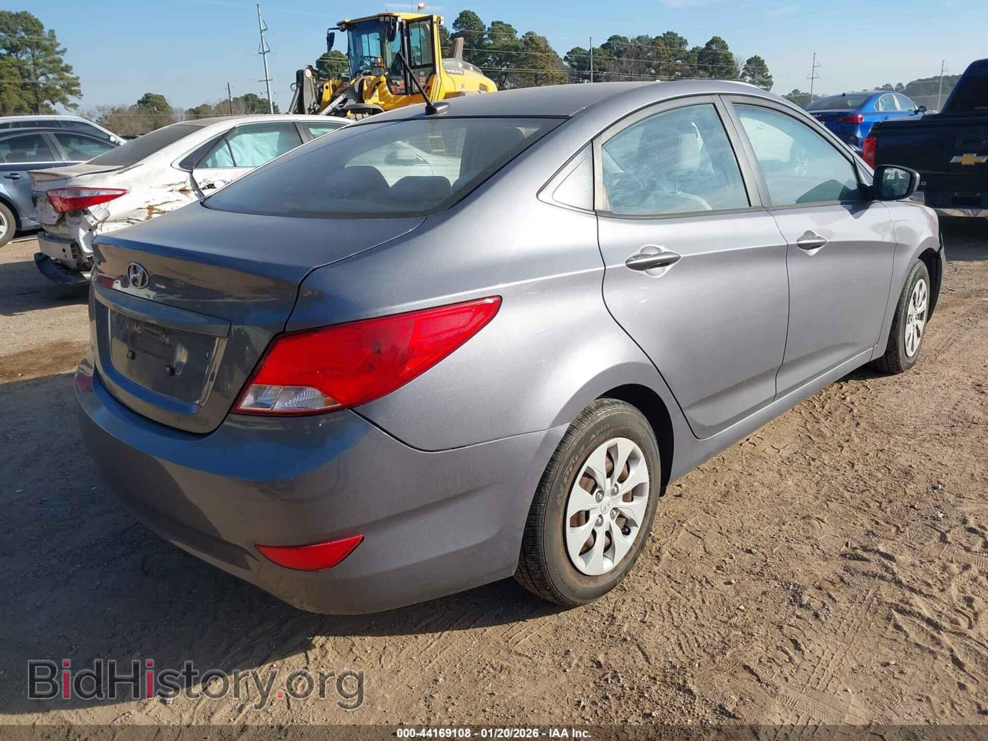 2016 HYUNDAI ACCENT - VIN: KMHCT4AE1GU072653 - Фото 4