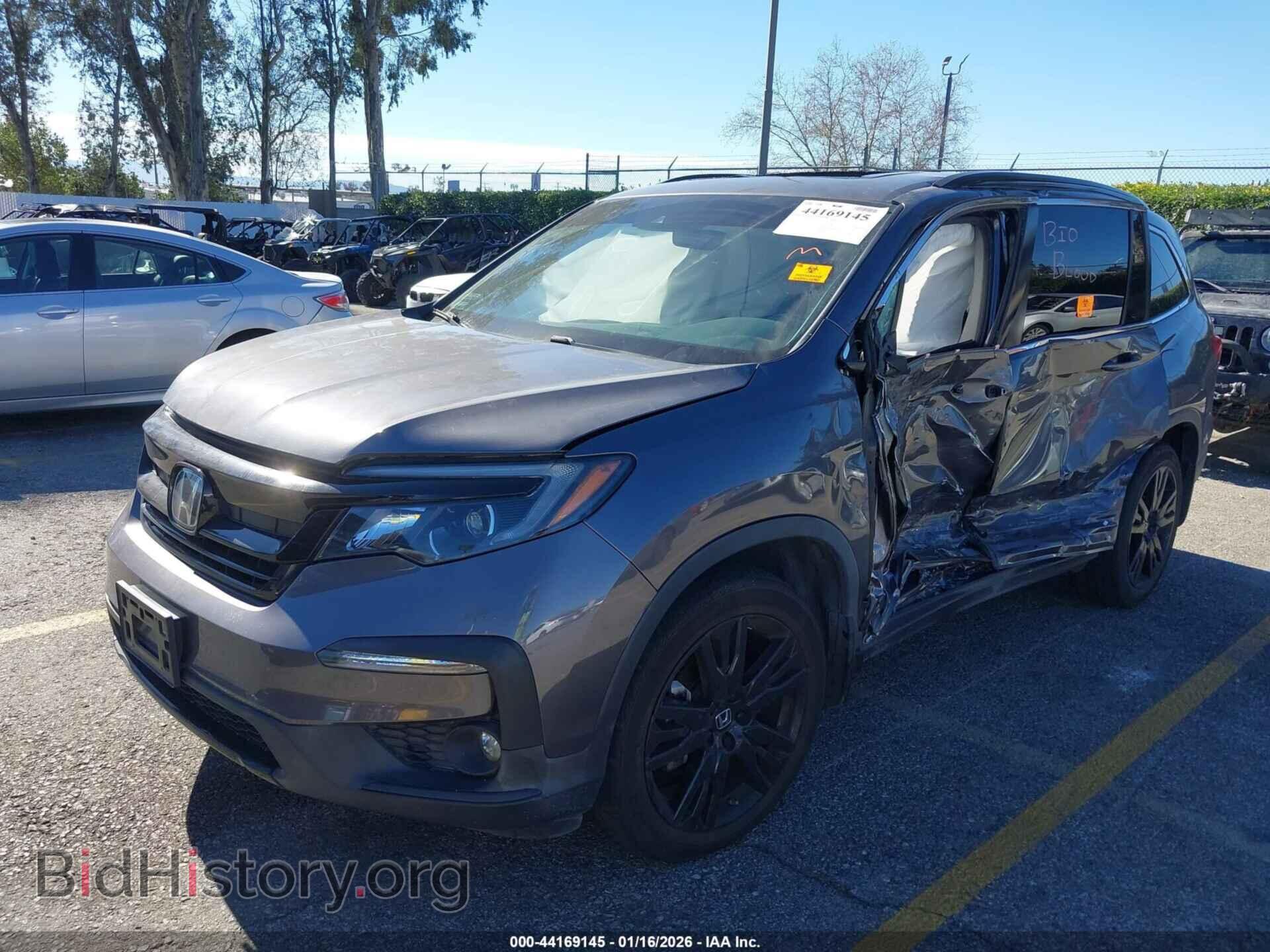 2021 HONDA PILOT - VIN: 5FNYF5H28MB010156 - Фото 2