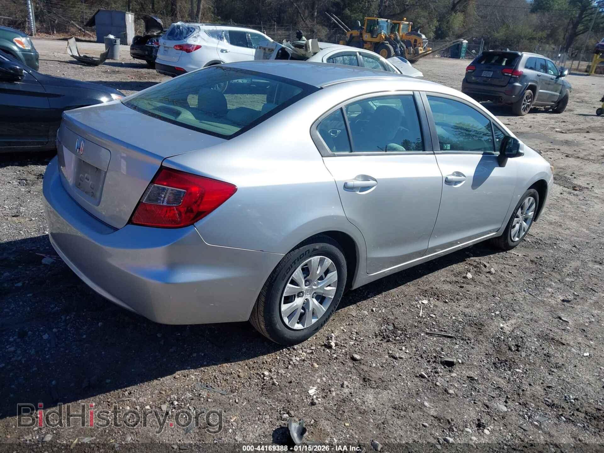 2012 HONDA CIVIC - VIN: 19XFB2F51CE110344 - Фото 4