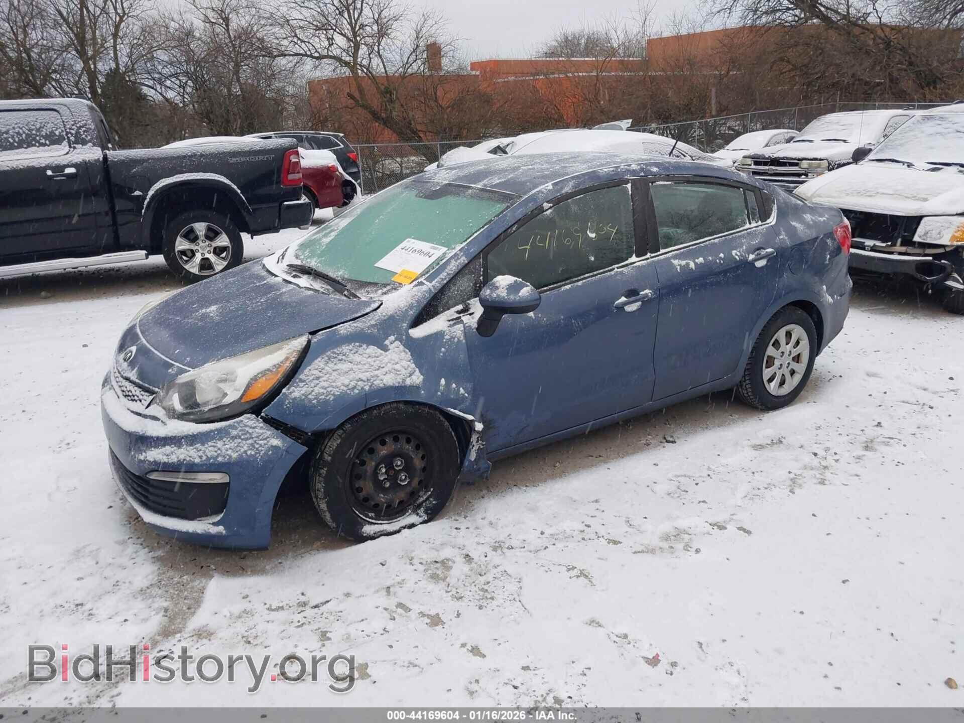 2016 KIA RIO - VIN: KNADM4A38G6659776 - Фото 2