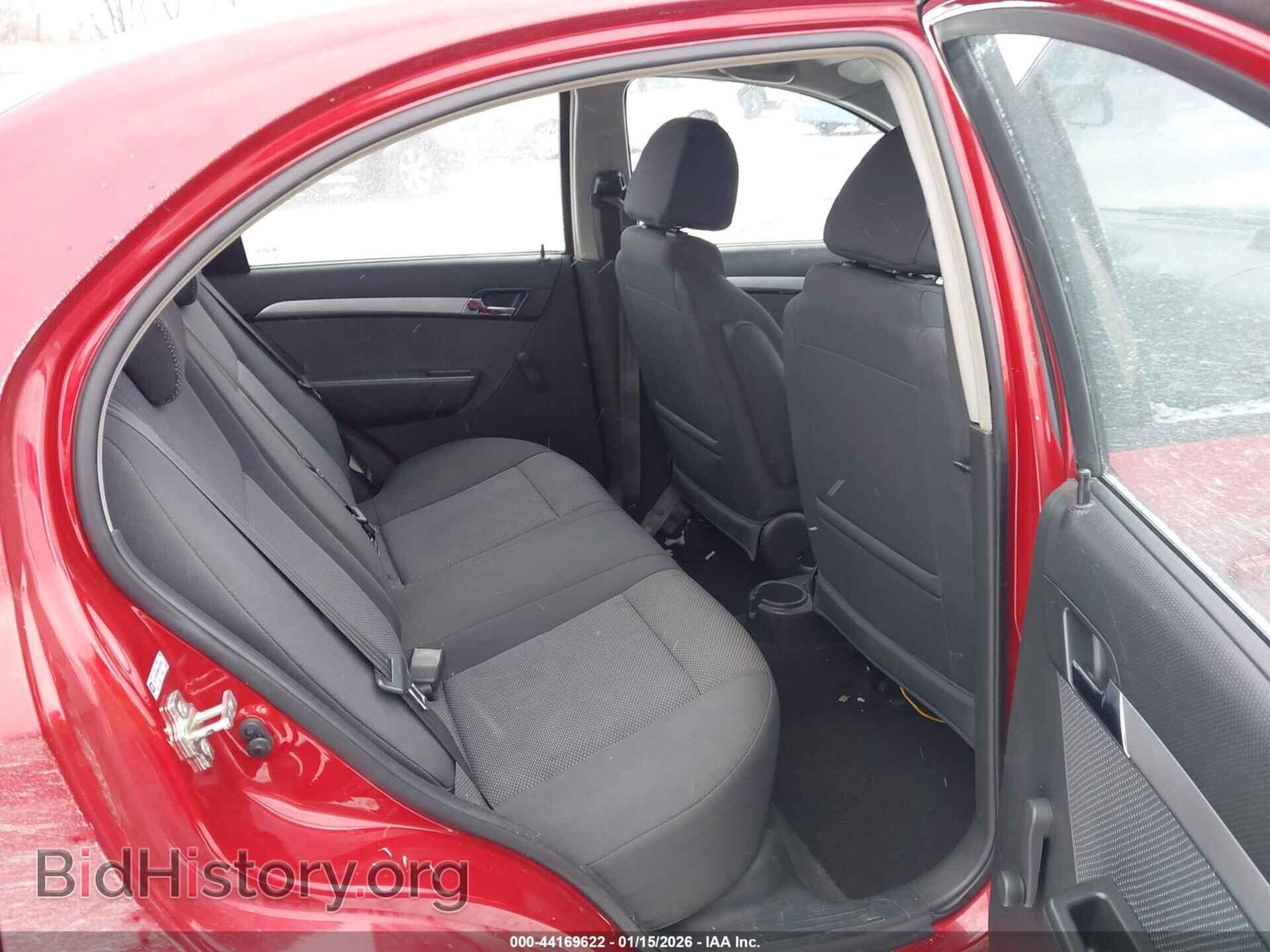 2011 CHEVROLET AVEO - VIN: KL1TD5DE6BB231553 - Фото 8