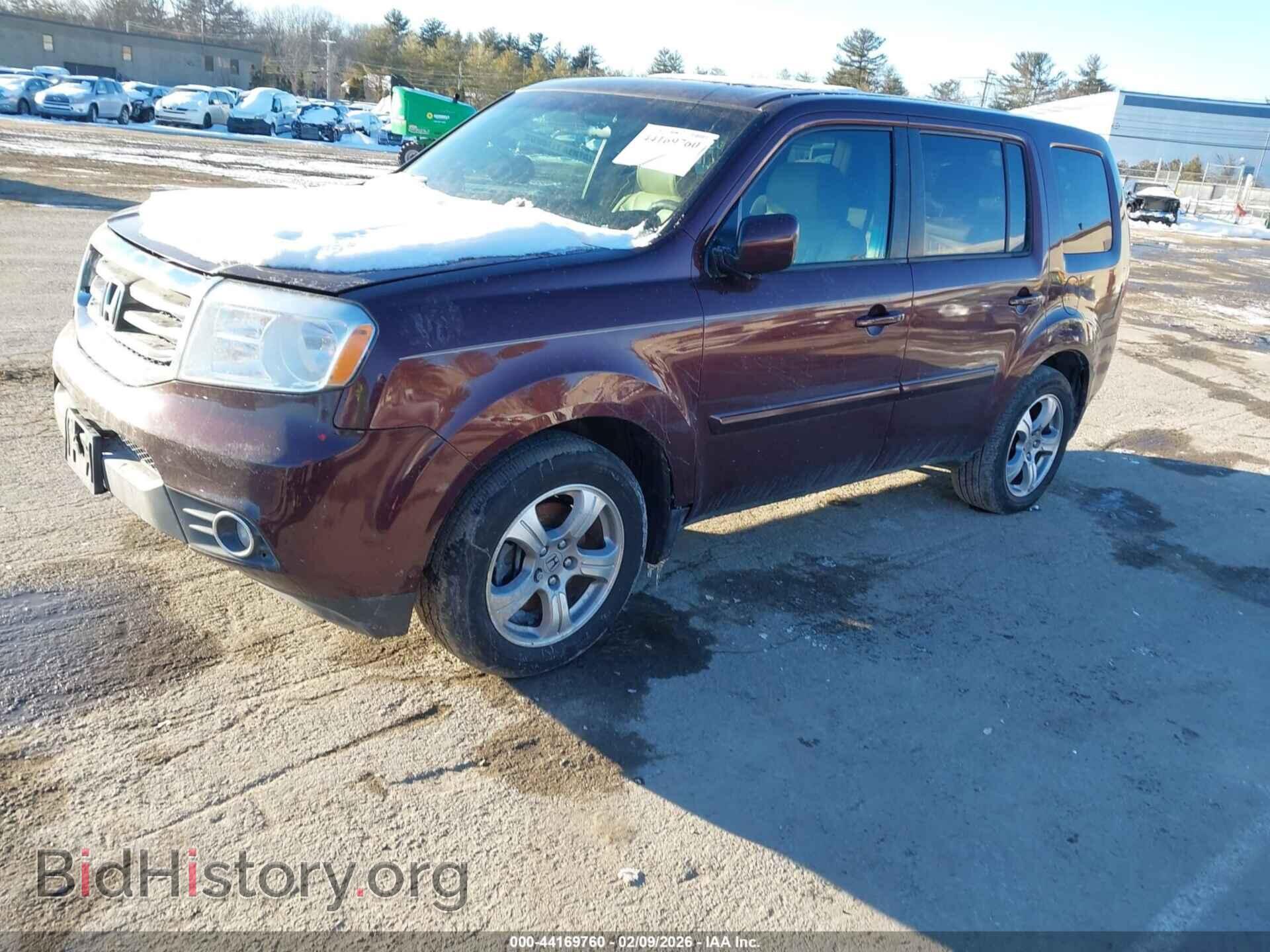 Photo 5FNYF3H48CB027558 - HONDA PILOT 2012