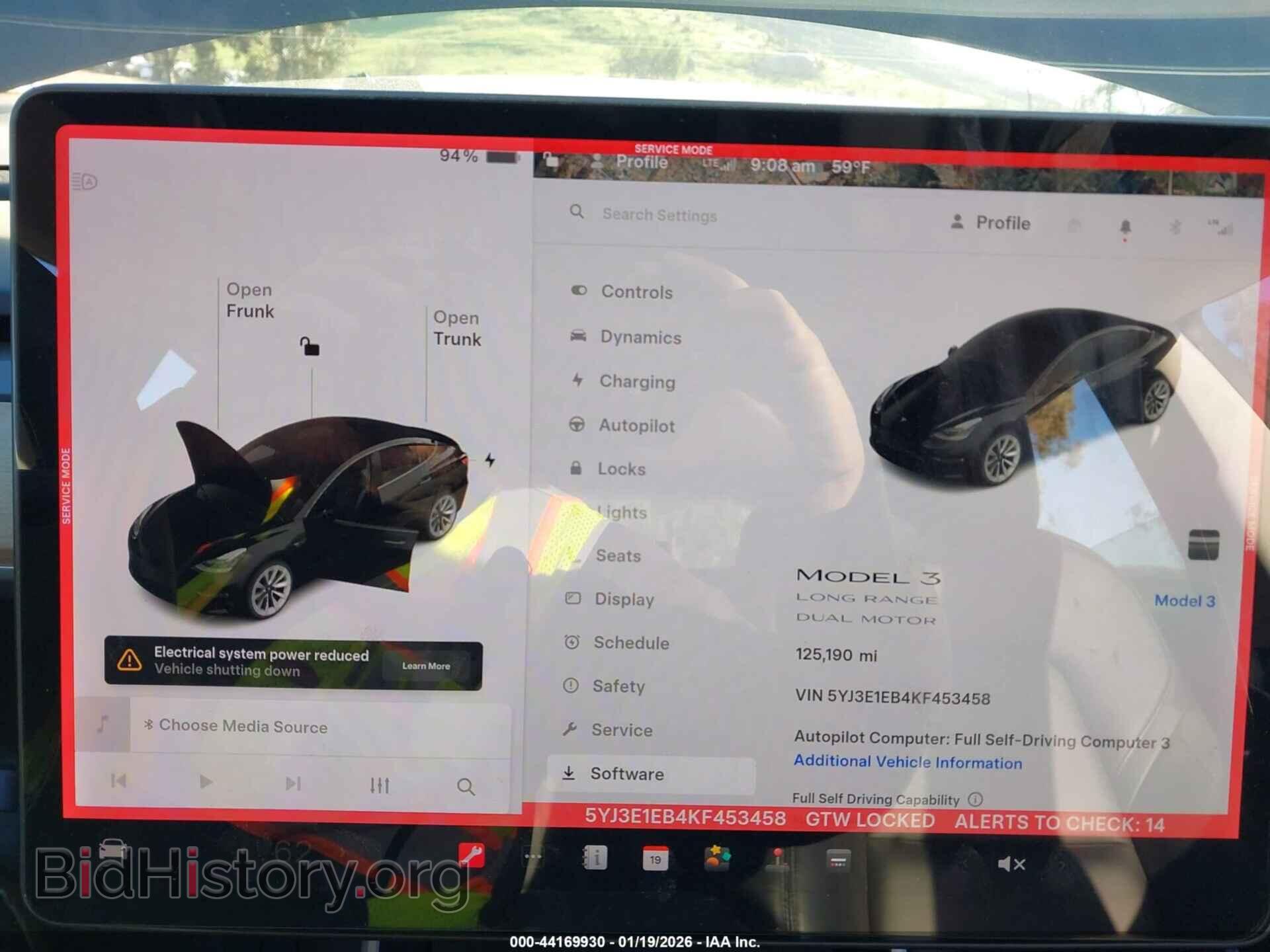2019 TESLA MODEL 3 - VIN: 5YJ3E1EB4KF453458 - Photo 7