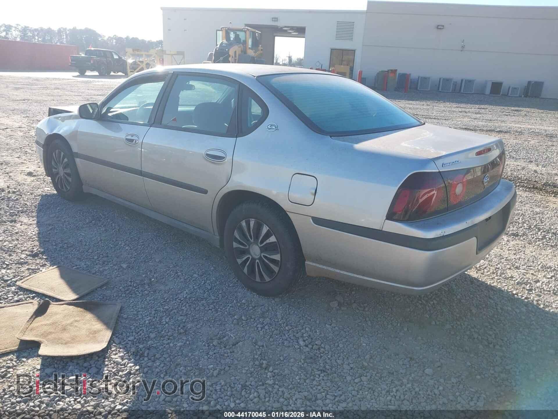 2005 CHEVROLET IMPALA - VIN: 2G1WF55E459371159 - Фото 3