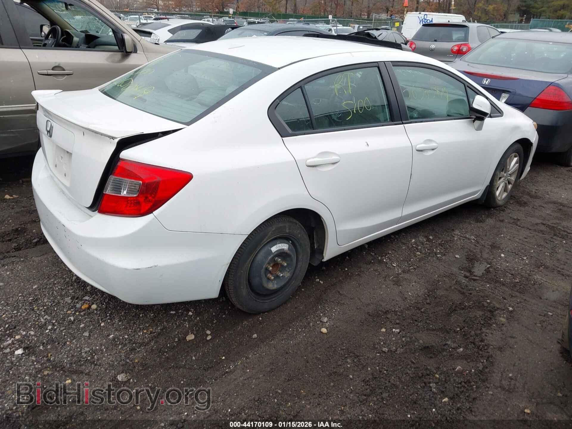2012 HONDA CIVIC - VIN: 19XFB2F99CE312187 - Фото 4