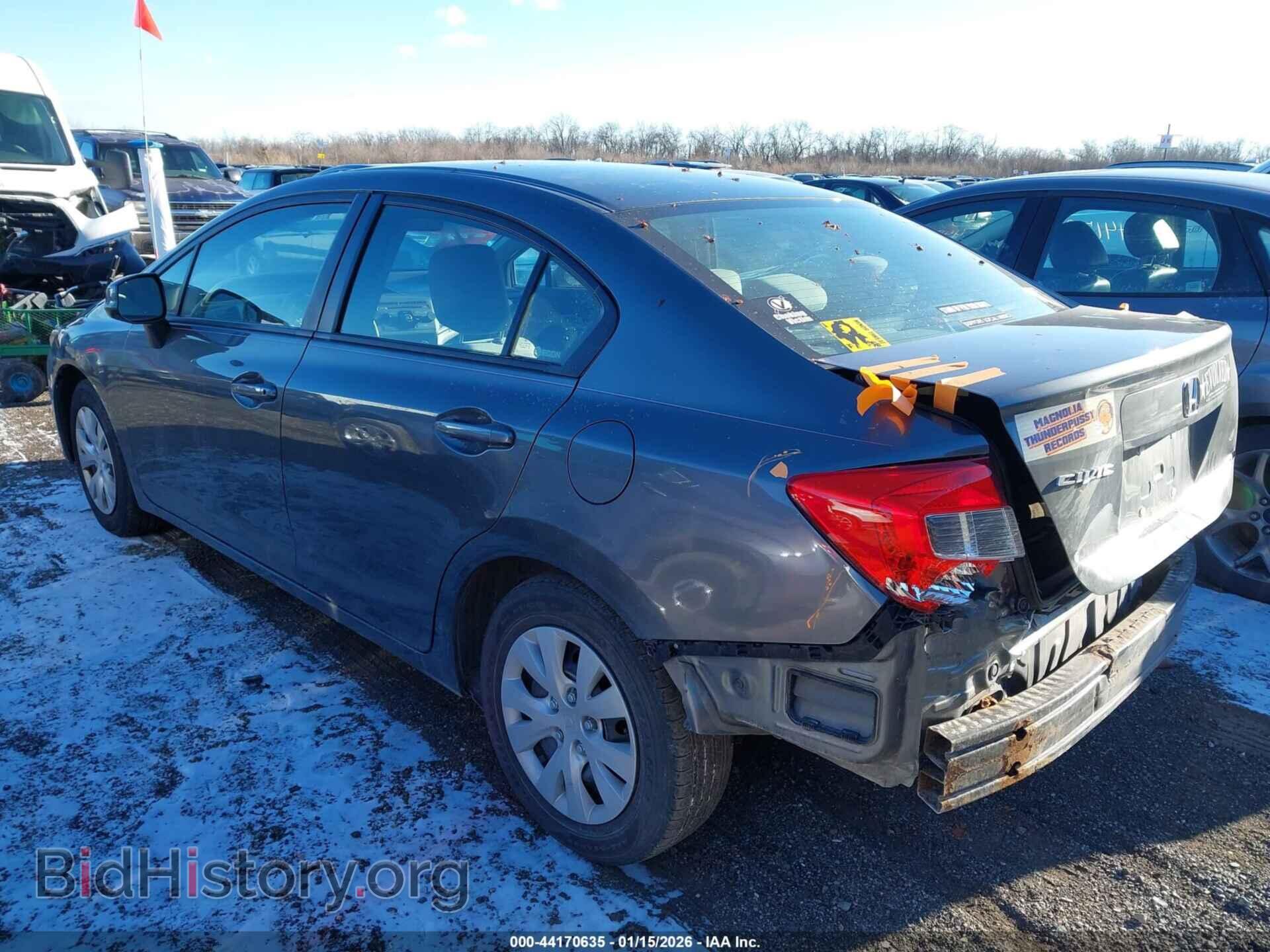 2012 HONDA CIVIC - VIN: 19XFB2F58CE085023 - Фото 3