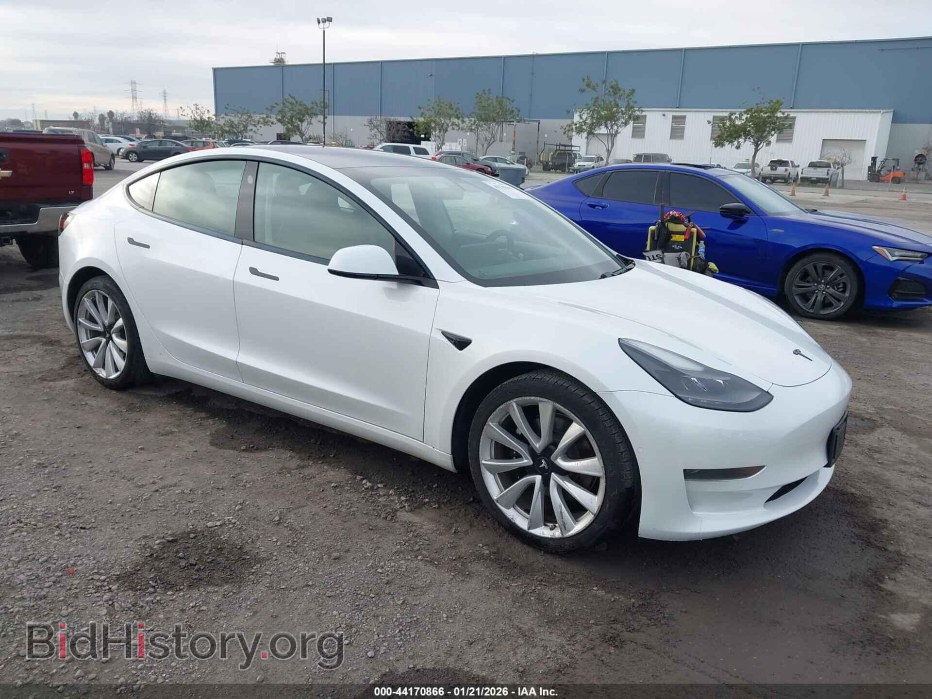 Photo 5YJ3E1EA8MF942729 - TESLA MODEL 3 2021