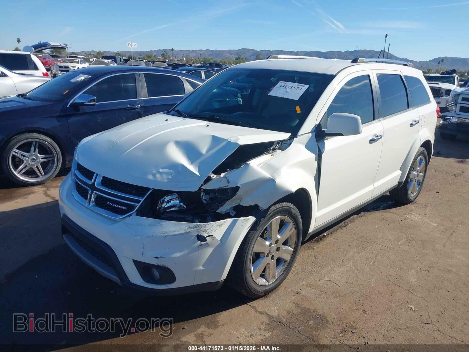 2012 DODGE JOURNEY - VIN: 3C4PDCDG3CT184806 - Фото 2