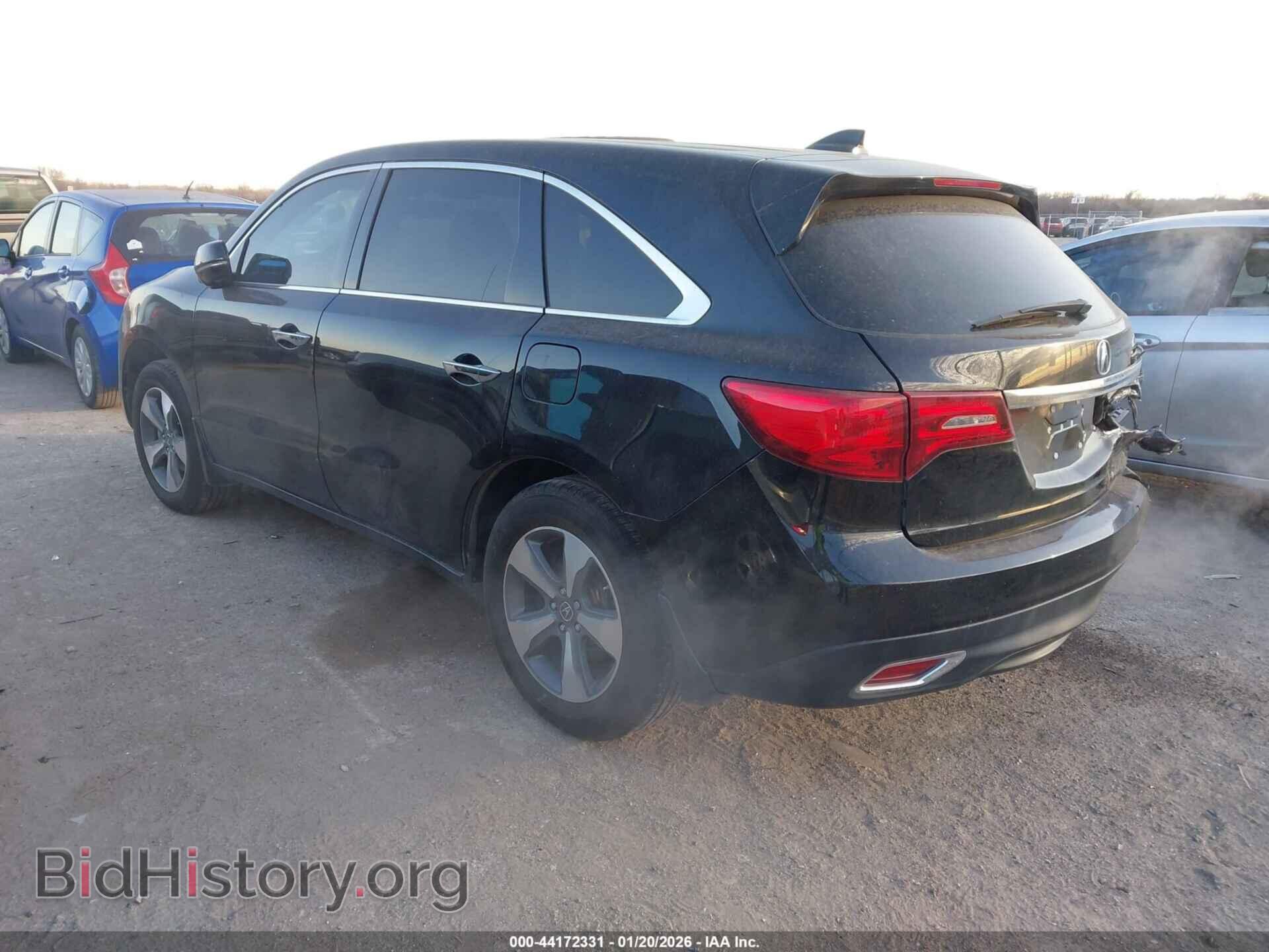 2015 ACURA MDX - VIN: 5FRYD3H26FB013827 - Фото 3