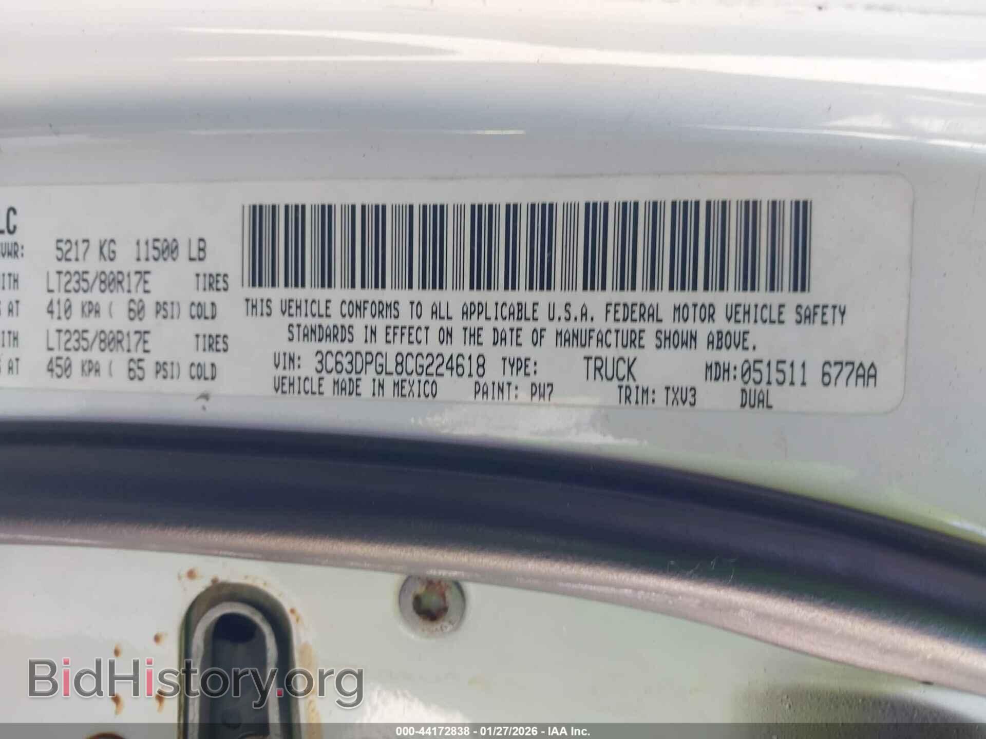 2012 RAM 3500 - VIN: 3C63DPGL8CG224618 - Photo 9