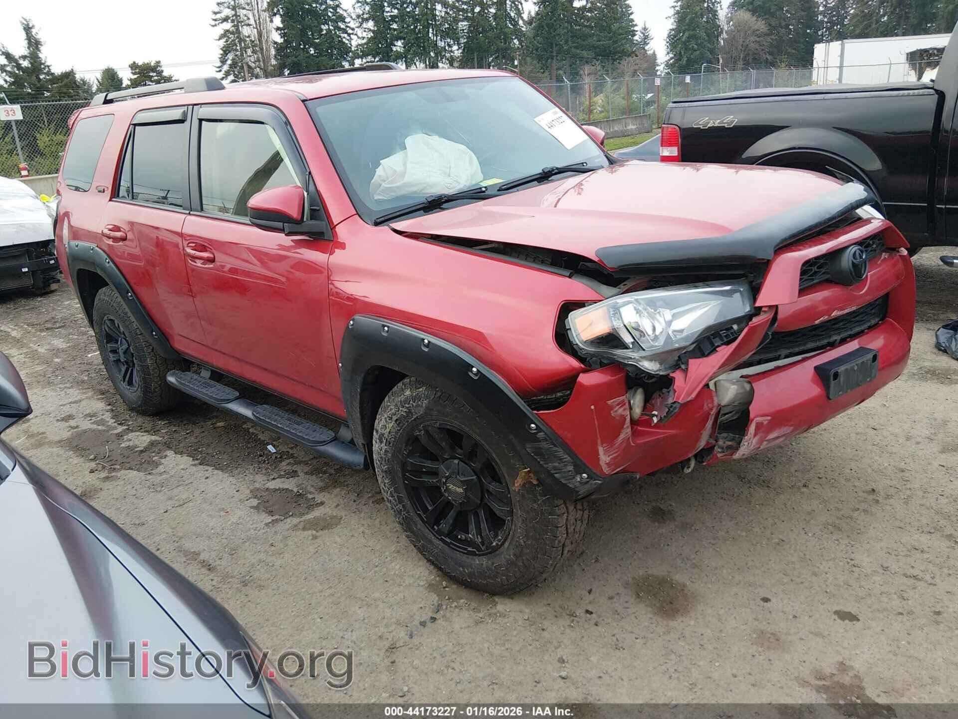 Фотография JTEBU5JR8H5455390 - TOYOTA 4RUNNER 2017