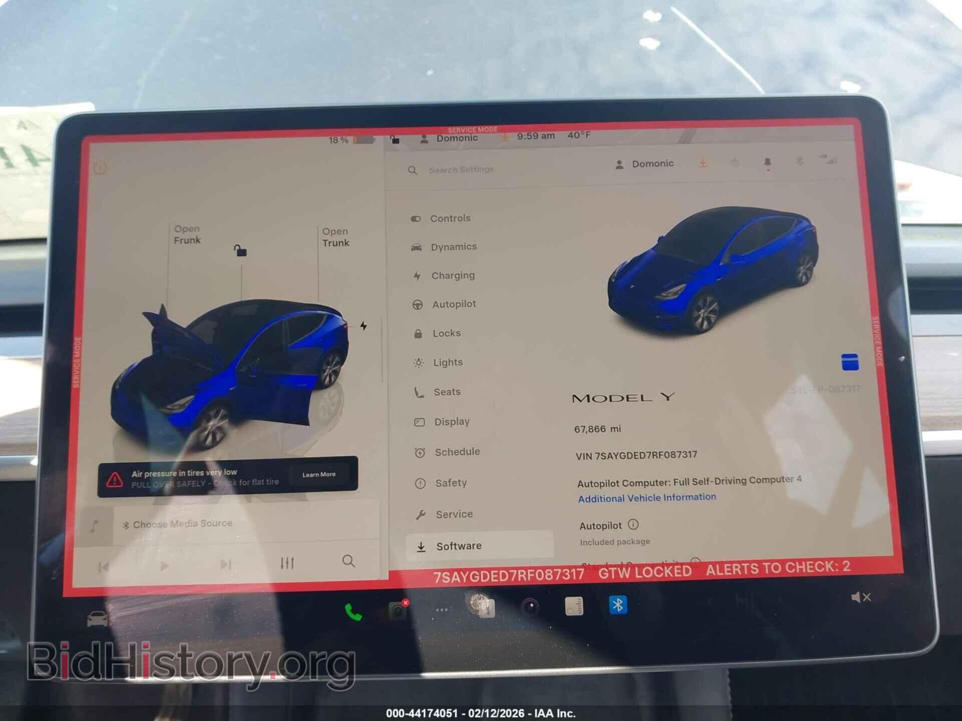 2024 TESLA MODEL Y - VIN: 7SAYGDED7RF087317 - Photo 7