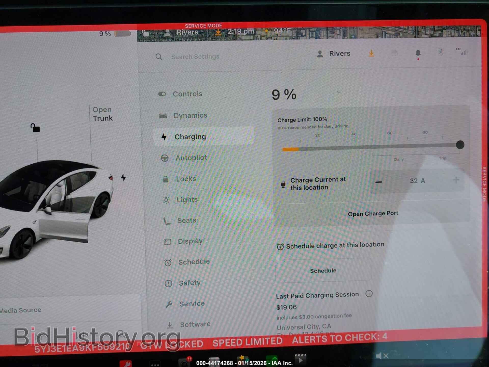 2019 TESLA MODEL 3 - VIN: 5YJ3E1EA9KF509210 - Фото 17