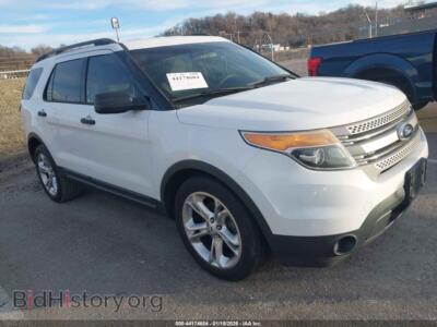2013 Ford EXPLORER, white — VIN 1FM5K7B89DGA76157, IAAI