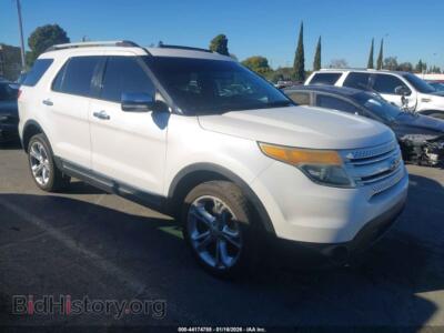 2013 Ford EXPLORER Limited, white — VIN 1FM5K8F82DGC71789, IAAI