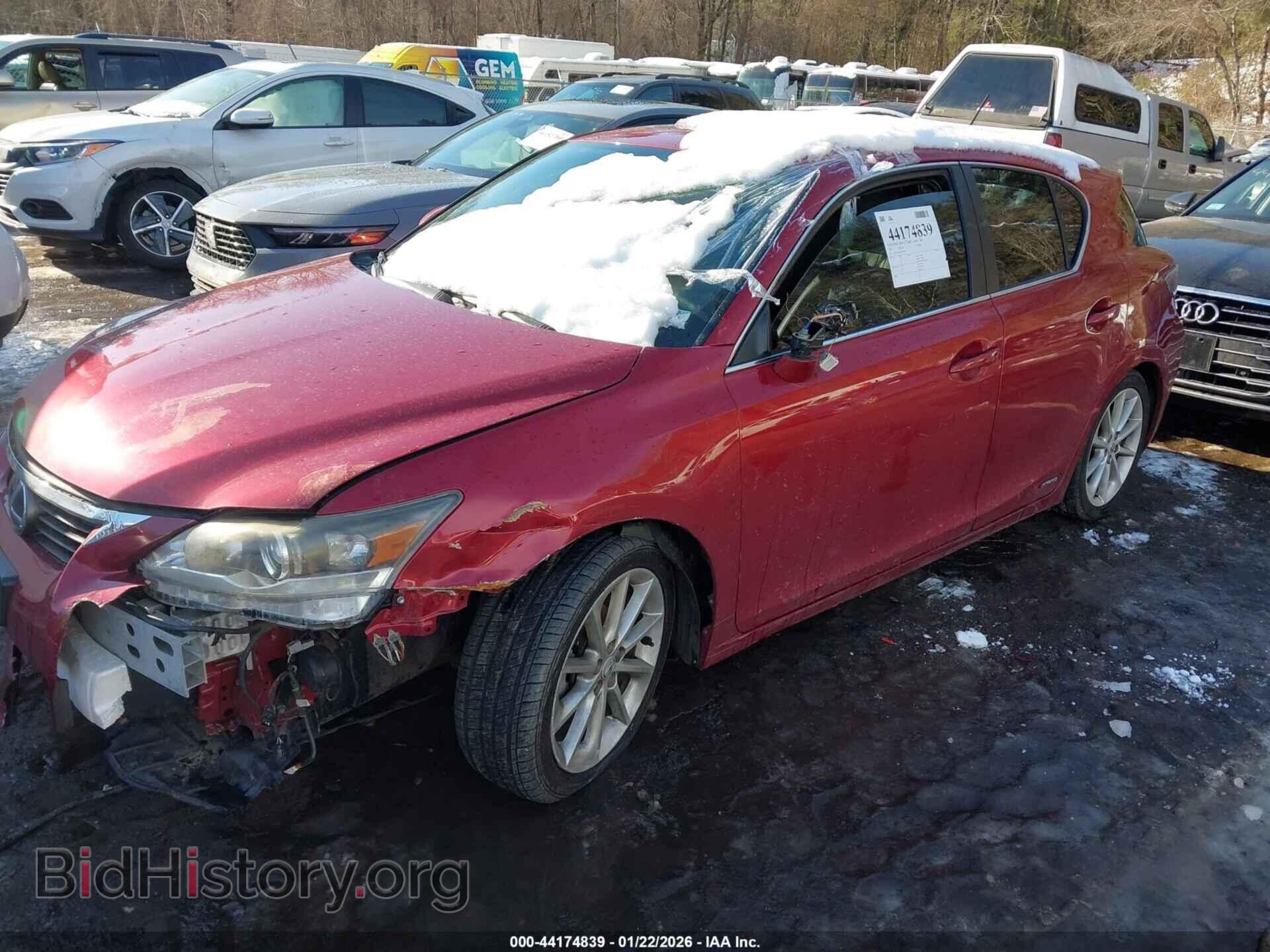 2012 LEXUS CT 200H - VIN: JTHKD5BH3C2120220 - Фото 2