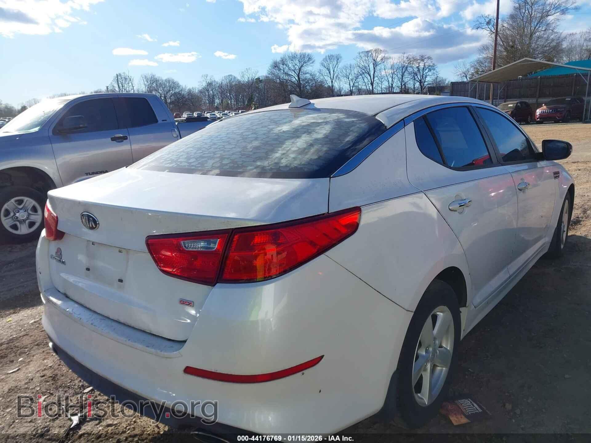 2015 KIA OPTIMA - VIN: KNAGM4A79F5650217 - Фото 4