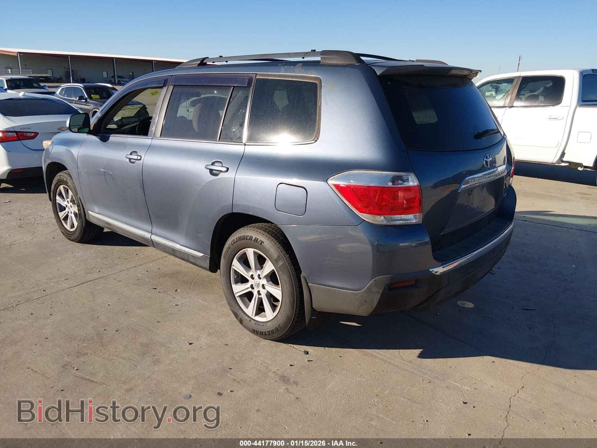 2013 TOYOTA HIGHLANDER - VIN: 5TDBK3EH8DS218578 - Фото 3