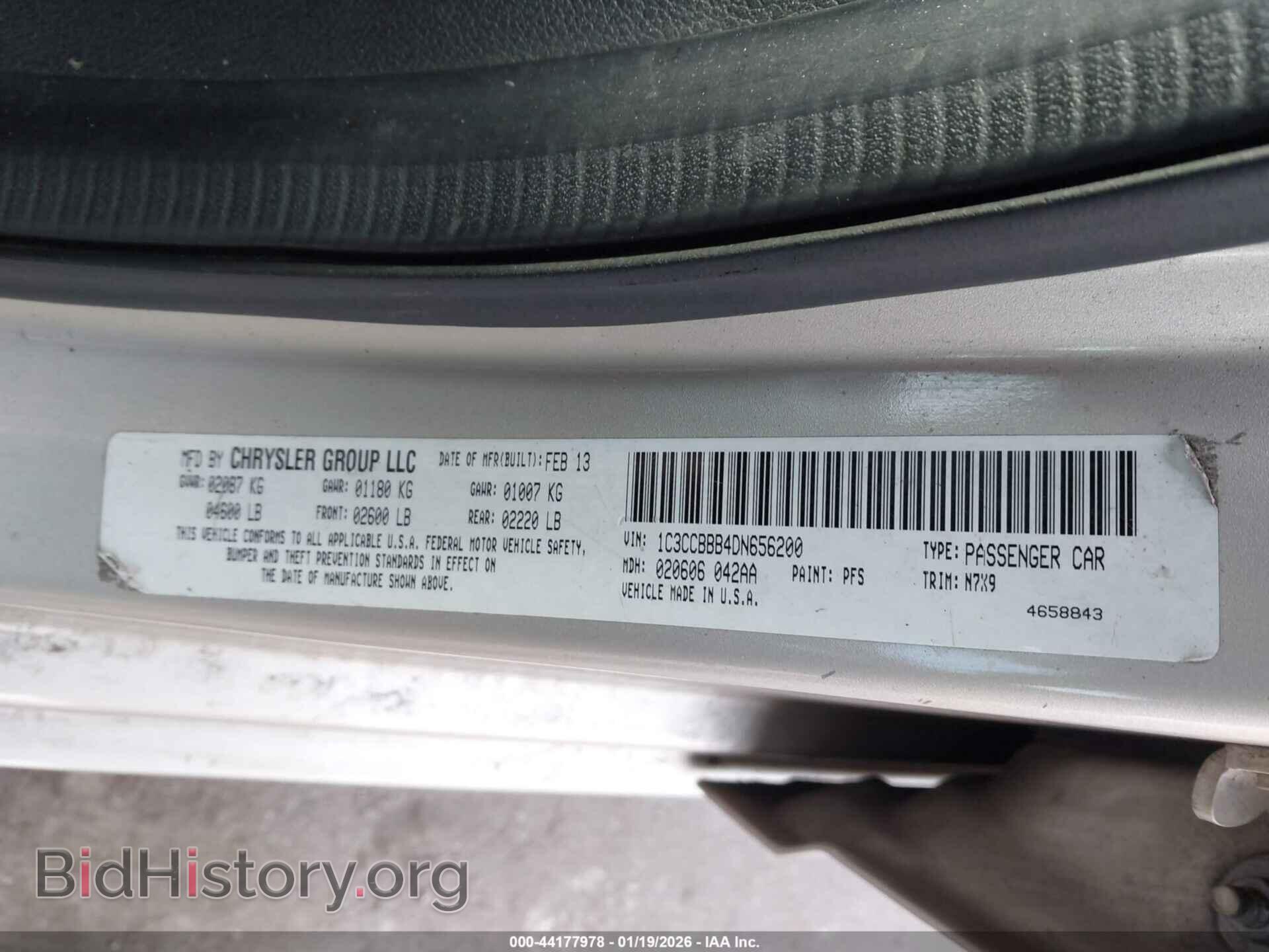 2013 CHRYSLER 200 - VIN: 1C3CCBBB4DN656200 - Photo 9