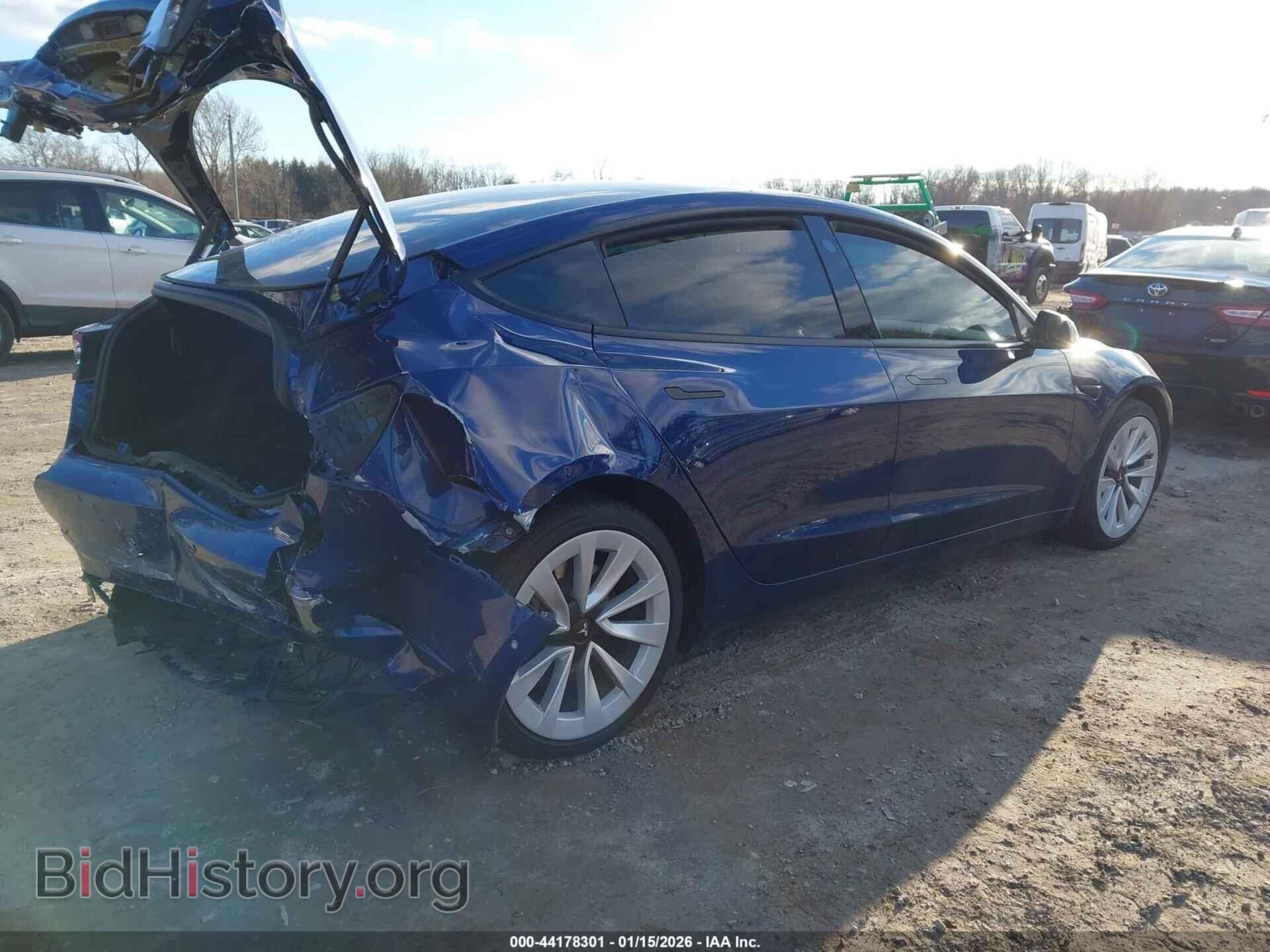 2022 TESLA MODEL 3 - VIN: 5YJ3E1EB7NF111507 - Фото 4