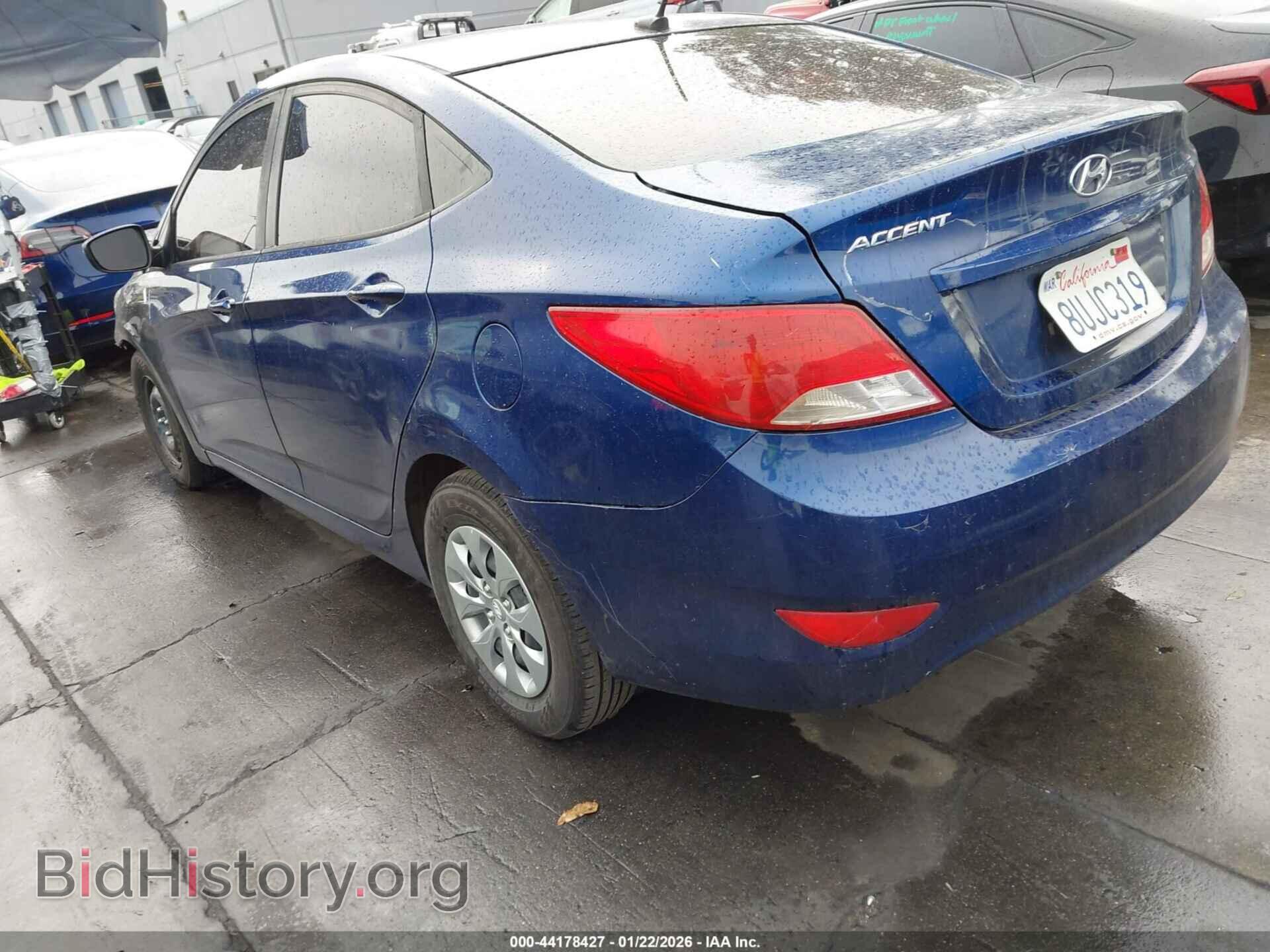 2017 HYUNDAI ACCENT - VIN: KMHCT4AE4HU332531 - Фото 3