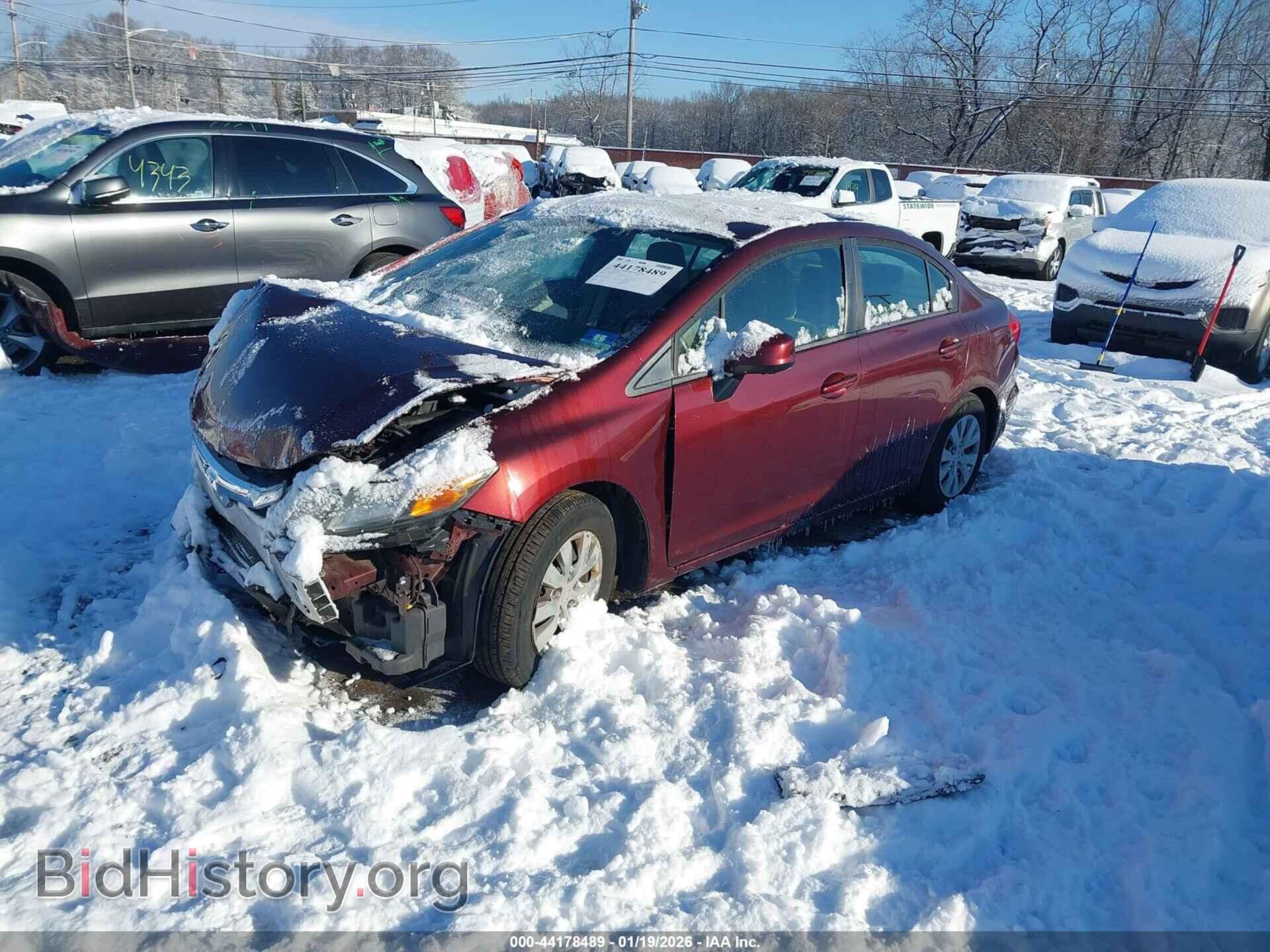 2012 HONDA CIVIC - VIN: 19XFB2F52CE323710 - Фото 2