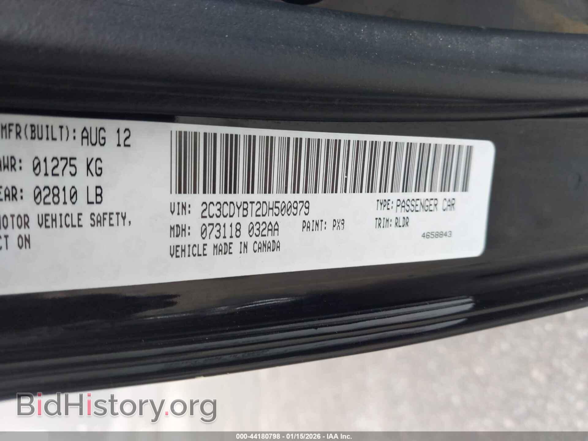 2013 DODGE CHALLENGER - VIN: 2C3CDYBT2DH500979 - Photo 9